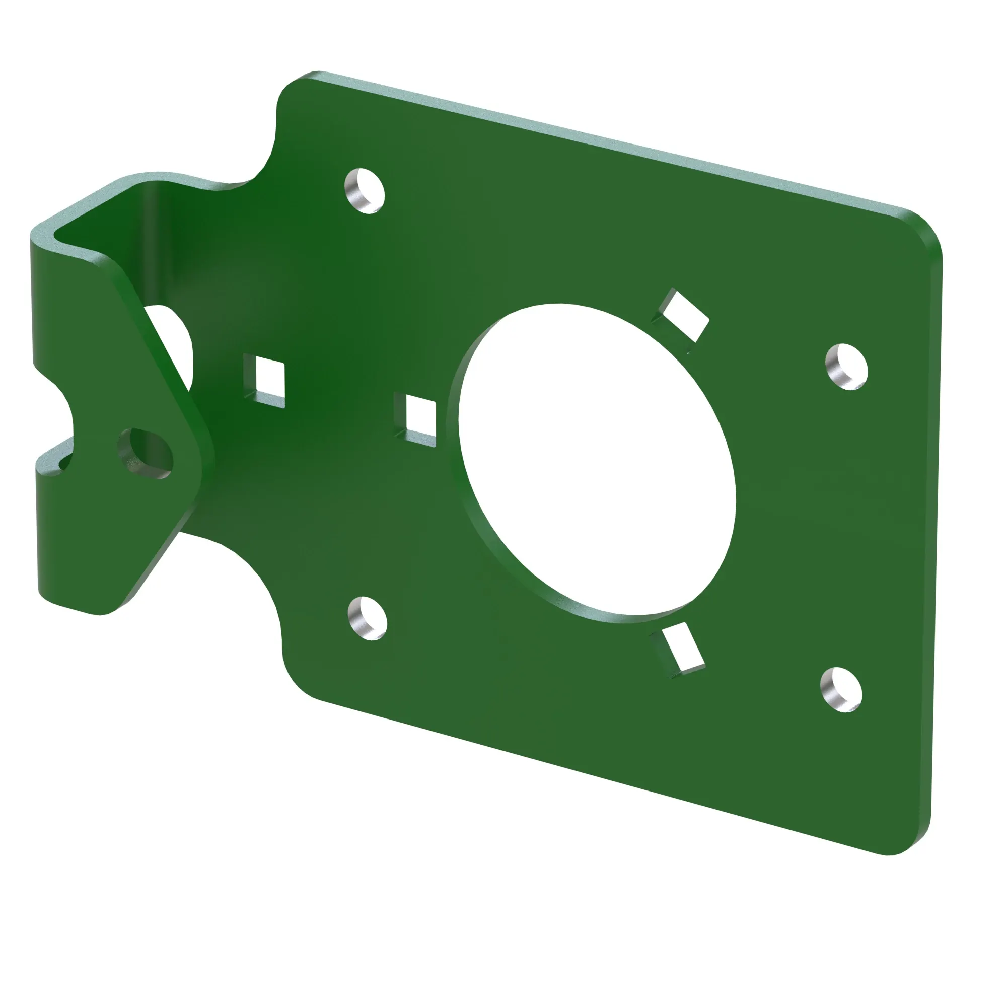 John Deere Lower Feed Conveyer Structure Bracket - KK43075