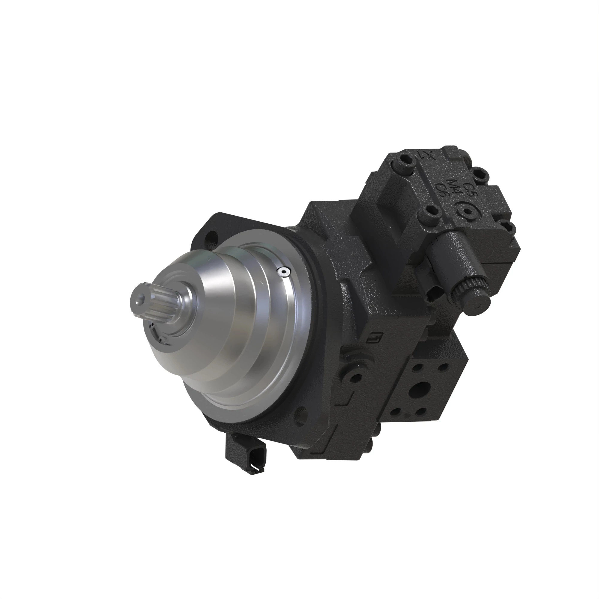 John Deere Rear Wheel Bent Axis Hydraulic Motor with Speed Sensor - AKK25121