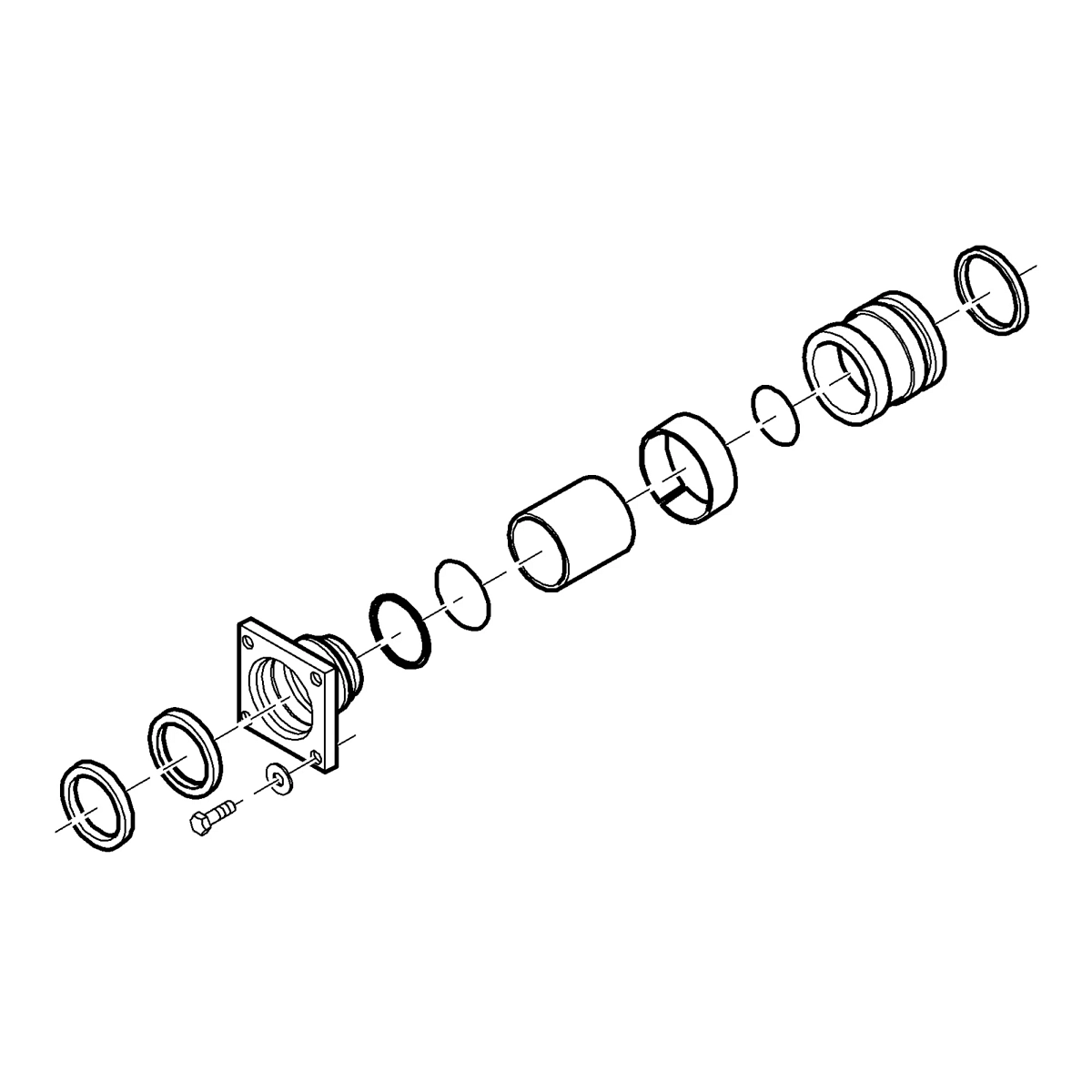 Seal Kit-Tube (3.00)