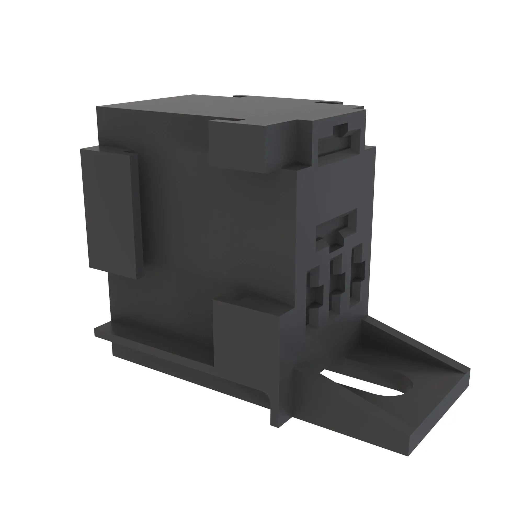 John Deere Black Electrical Connector Housing, Cavities 5 - 57M11495