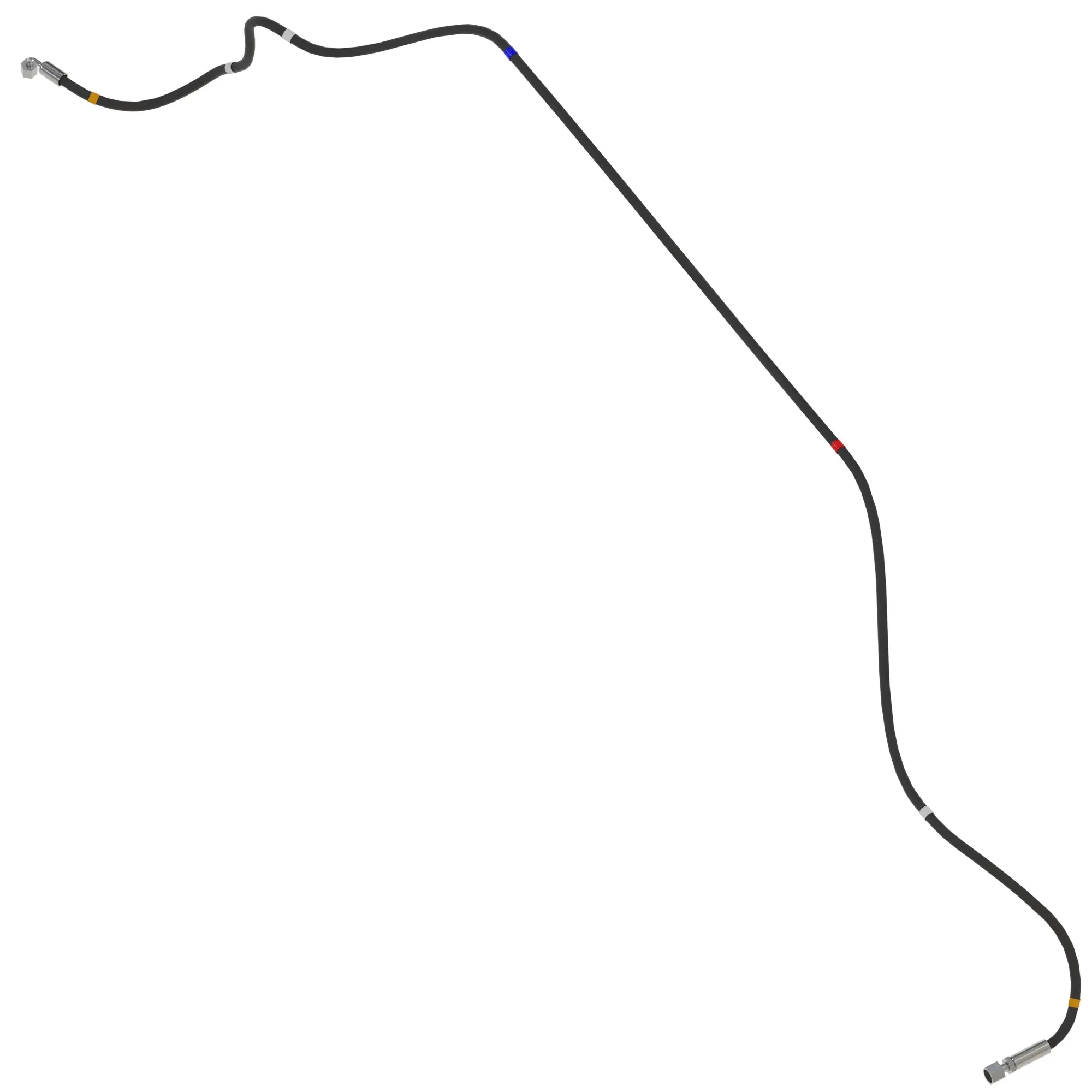 John Deere Tread Adjust Fabricated Hydraulic Hose (Tread-In) - AN406601