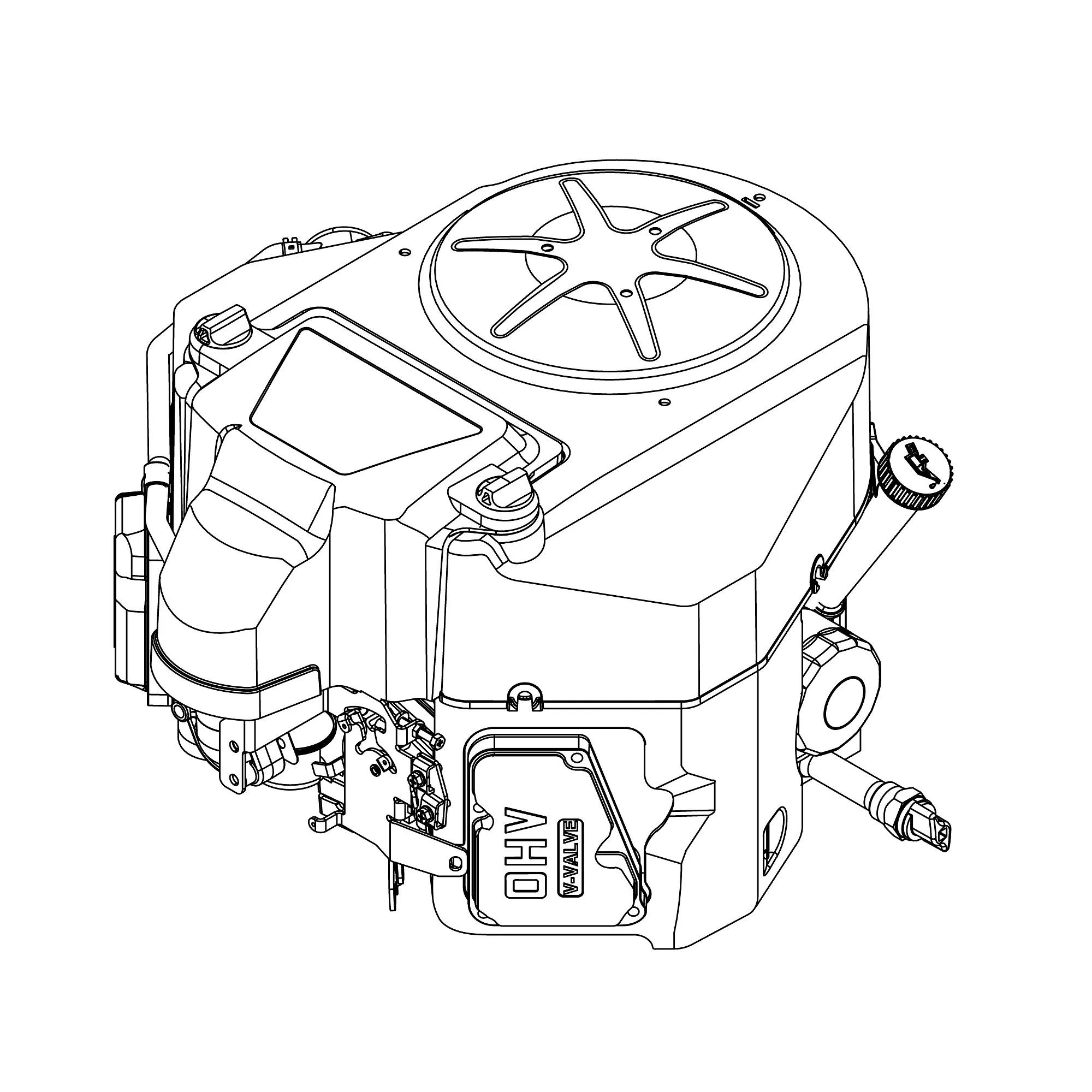 John Deere Gasoline Engine Assembly - AUC21172