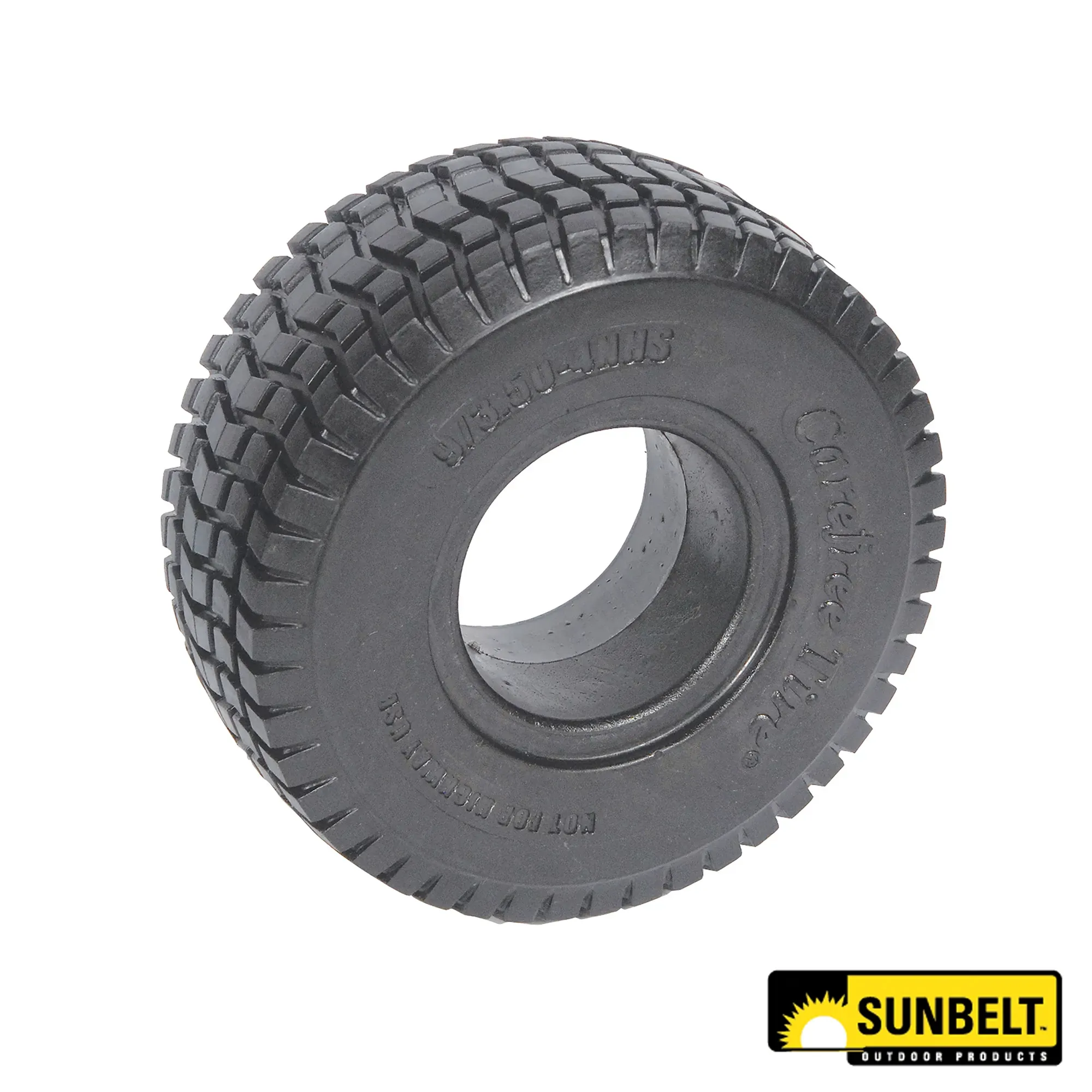 Sunbelt Solid Turf Tire, 9 X 3.5 X 4 - A-B1CO230