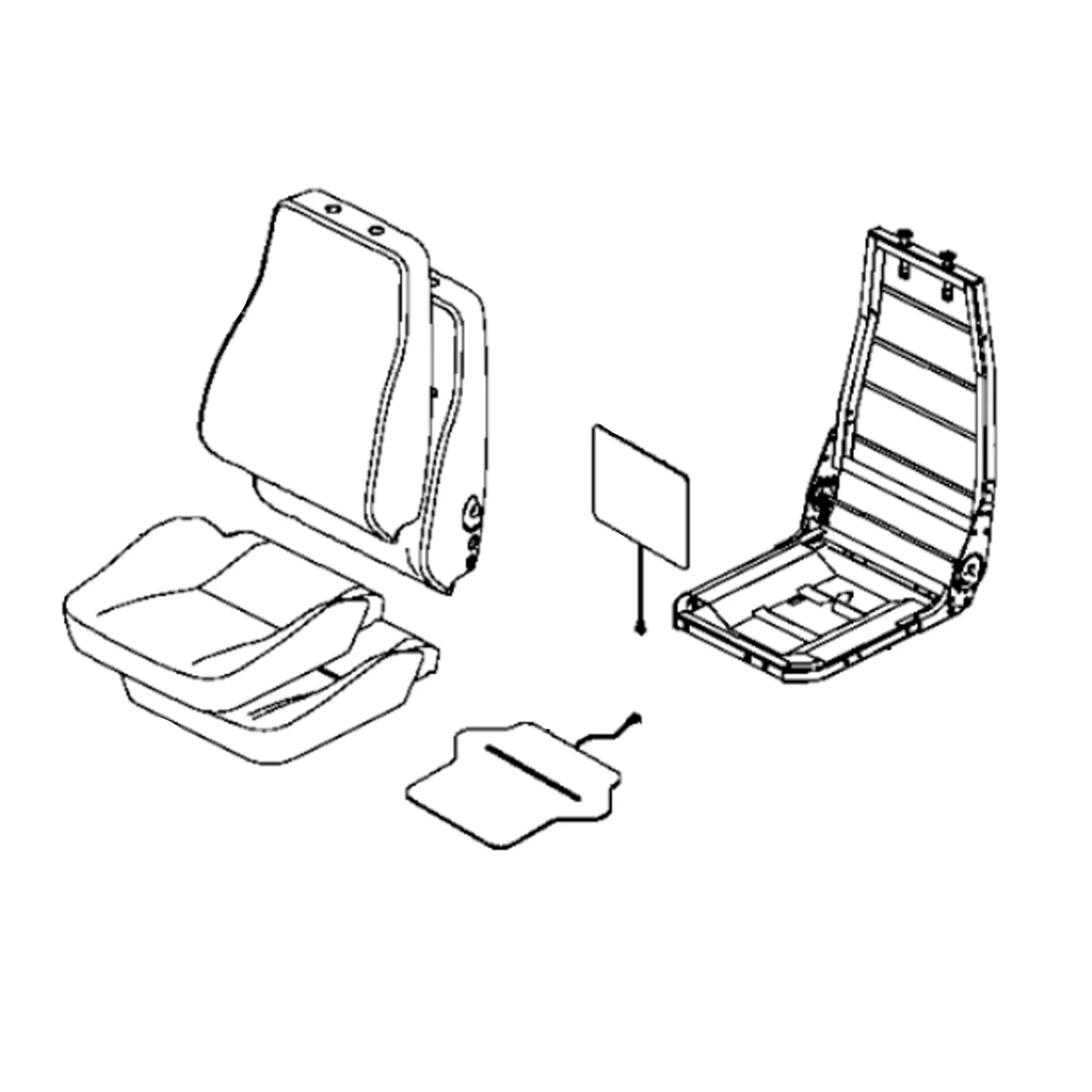 John Deere Seat Assembly - 4660726R