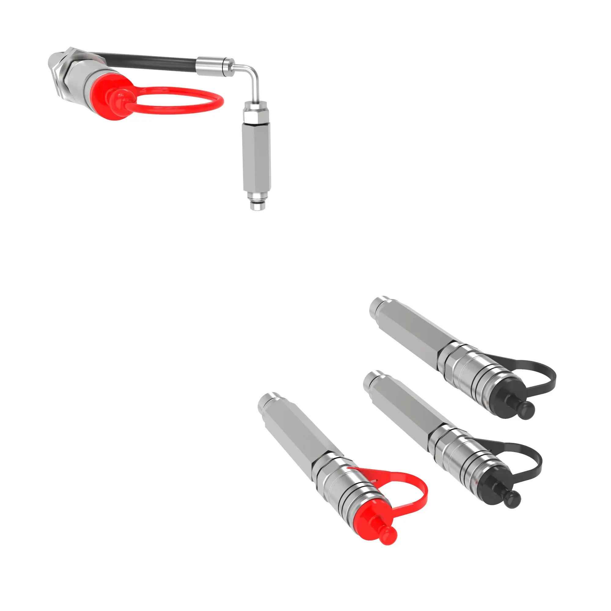 John Deere Power Beyond Hydraulic Quick-Connect Coupler Kit, 1/2 inch - BRE10089