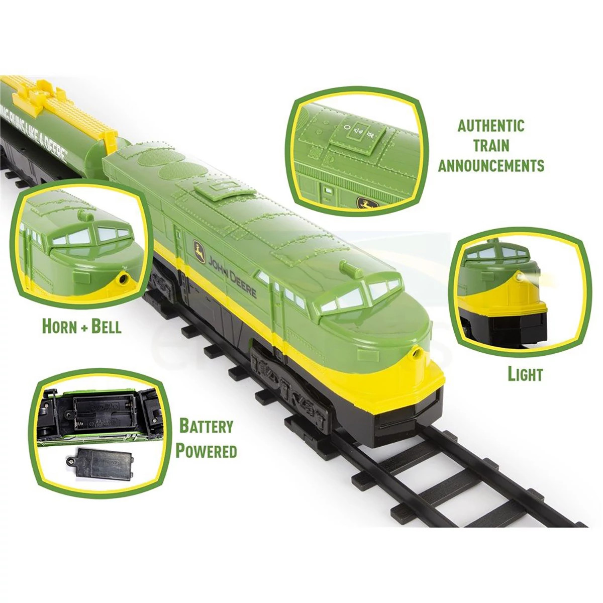 Lionel Trains® John Deere Miniature Ready-to-Play Set