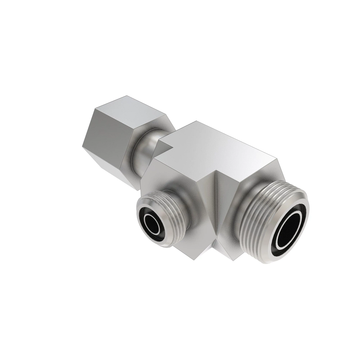 Swivel Run Tee, O-Ring FSF