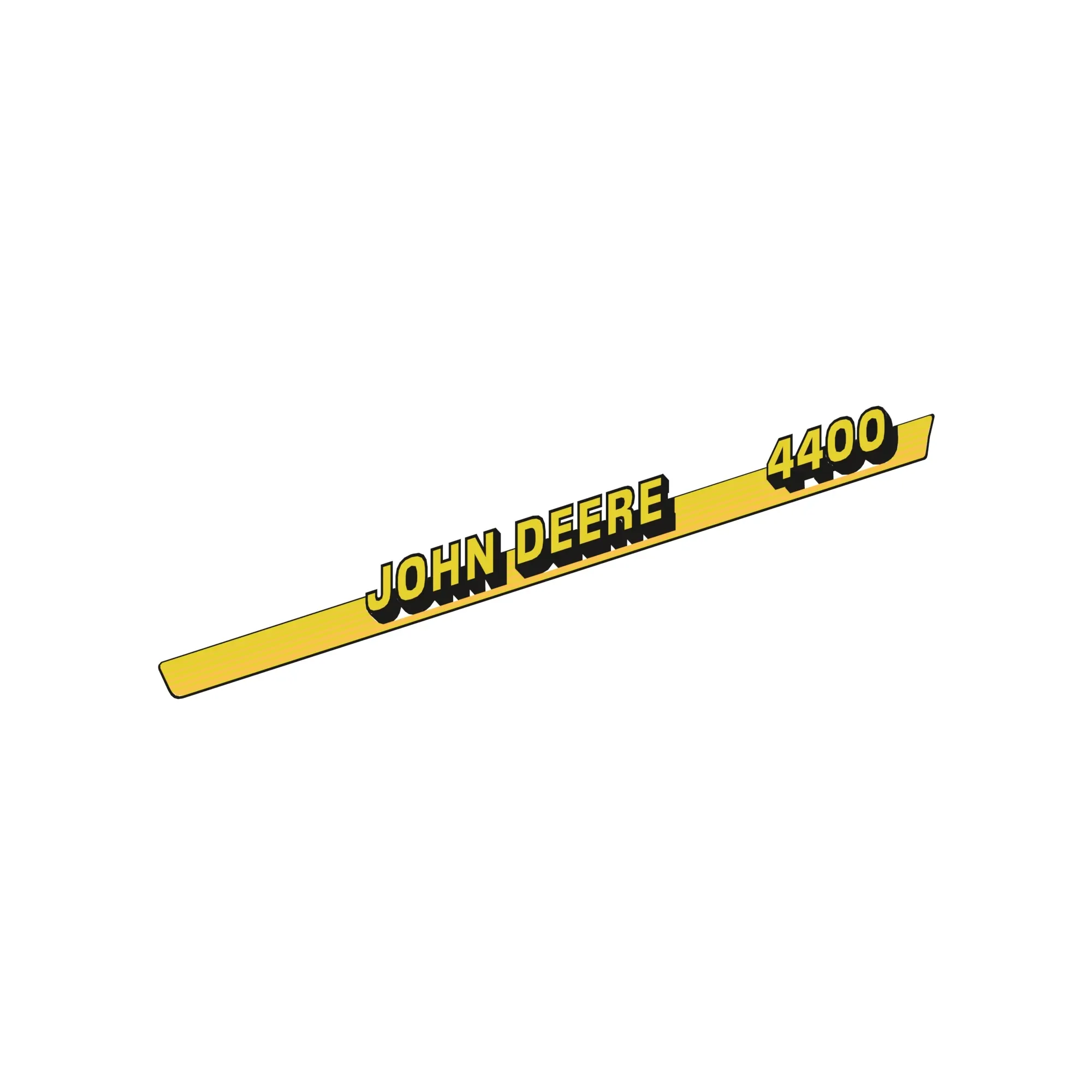 John Deere 4400 Model Label, Right Side - M116988