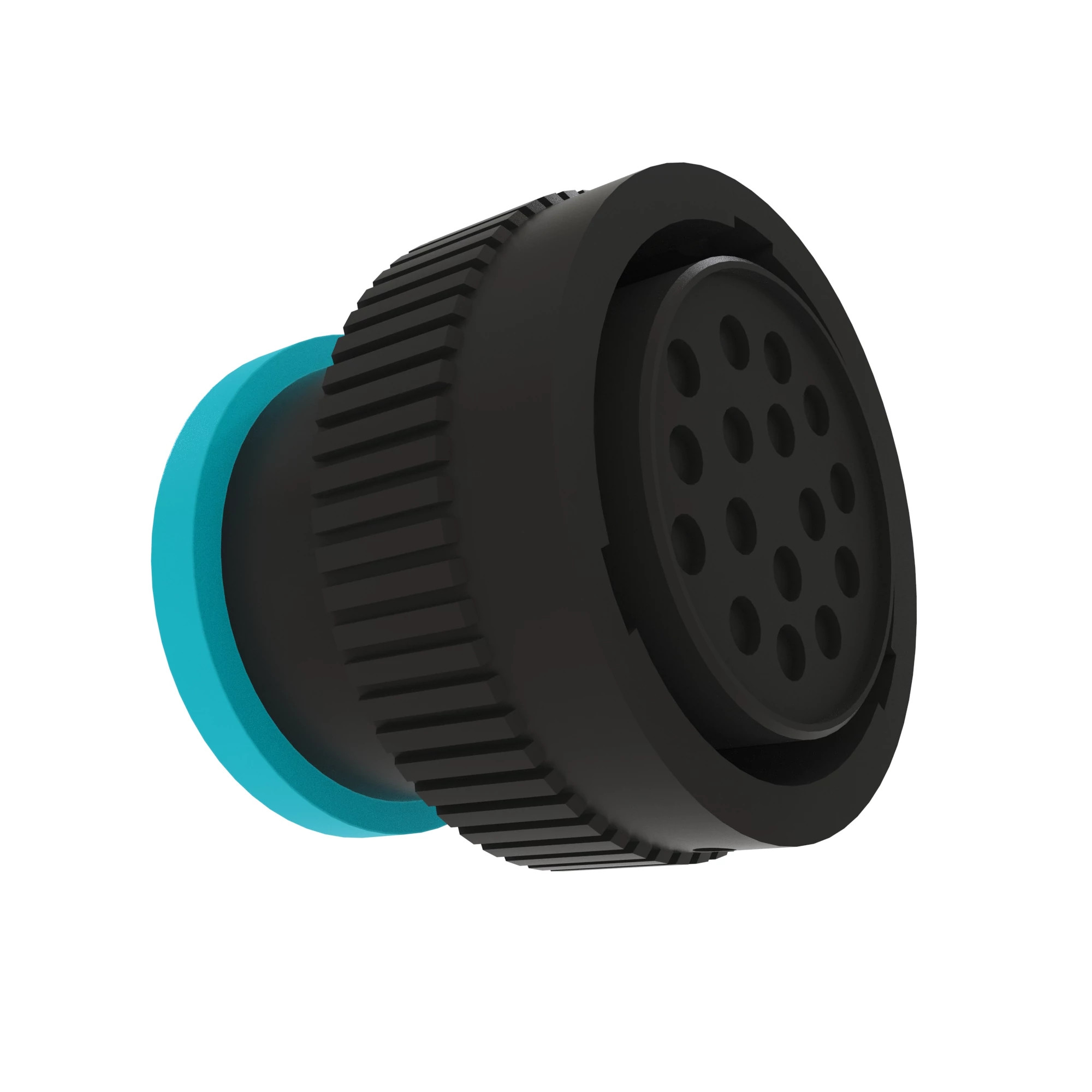 CONN DEUTSCH HDP20 16W FS BLK PLSTC