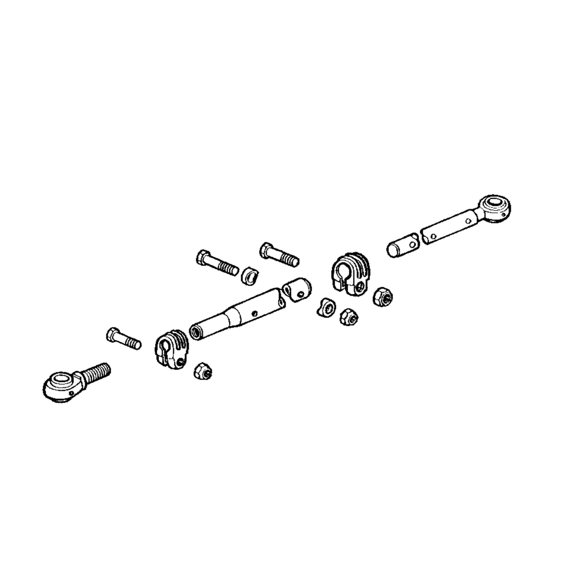 John Deere Hydrostatic Steering Tie Rod Assembly - AL68725