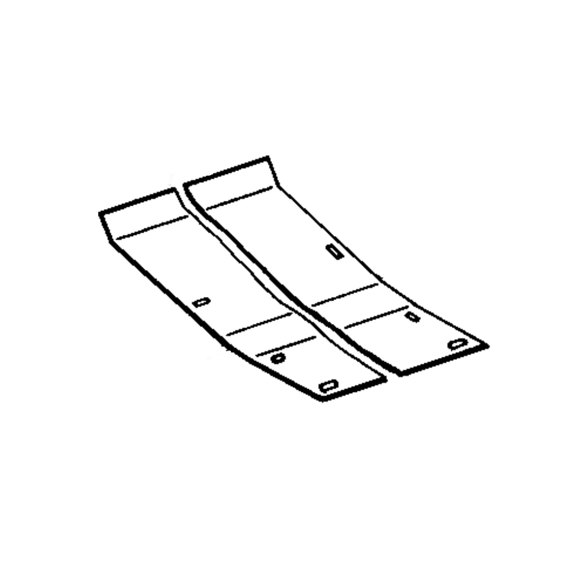 John Deere Skid Plate Seal Sheet - AH151627