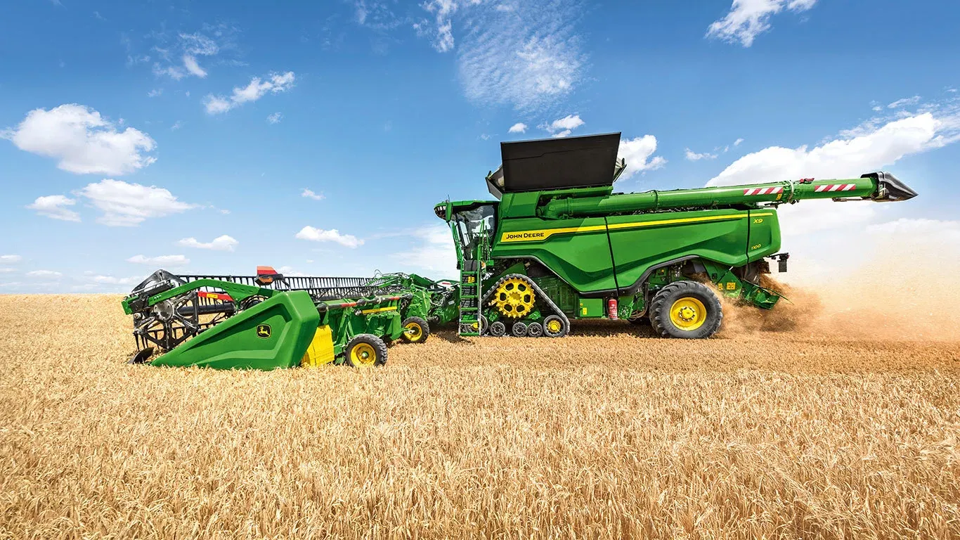 John Deere 蛍光イエローハット（畑で映ます笑 HDX45 Жатки и платформы | John Deere UA