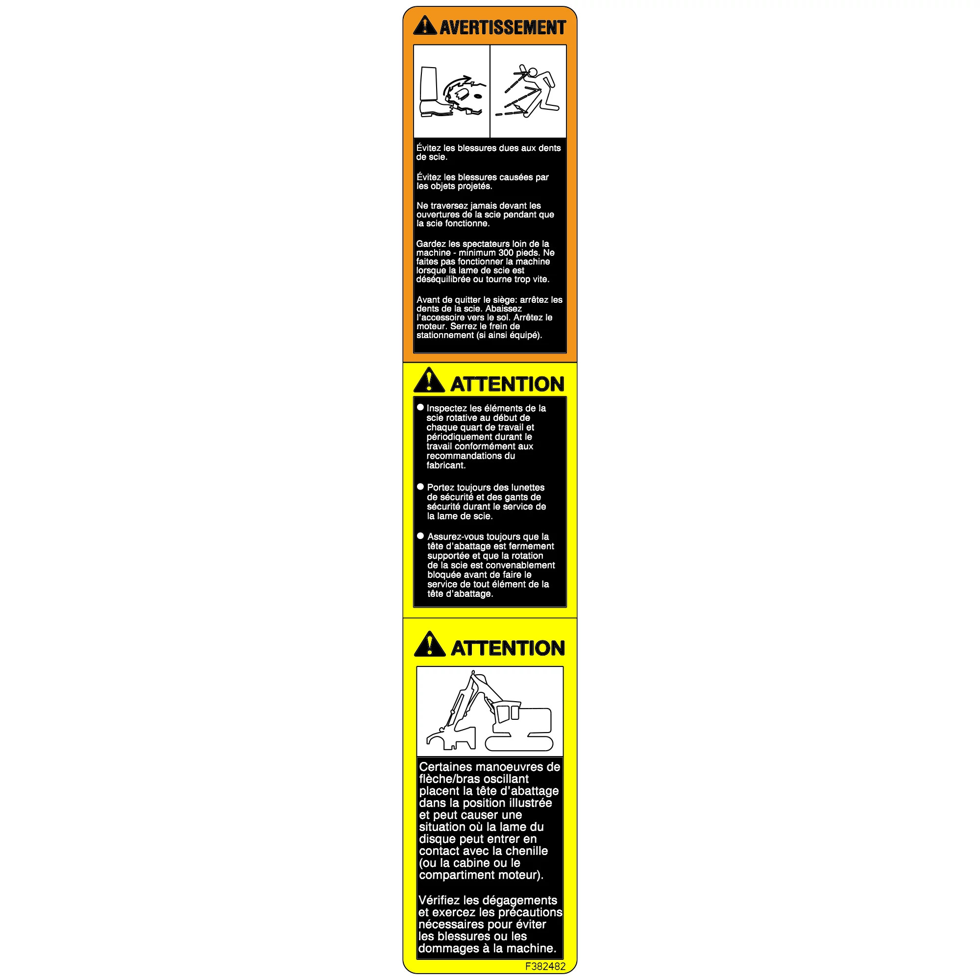 LABEL, WARNING/CAUTION, FRENCH