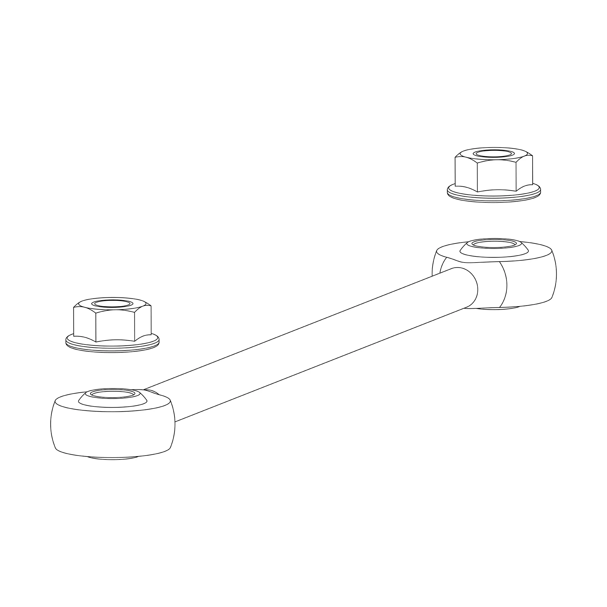 John Deere Linkage Kit, Exhaust Brake Service Assembly - DZ113777