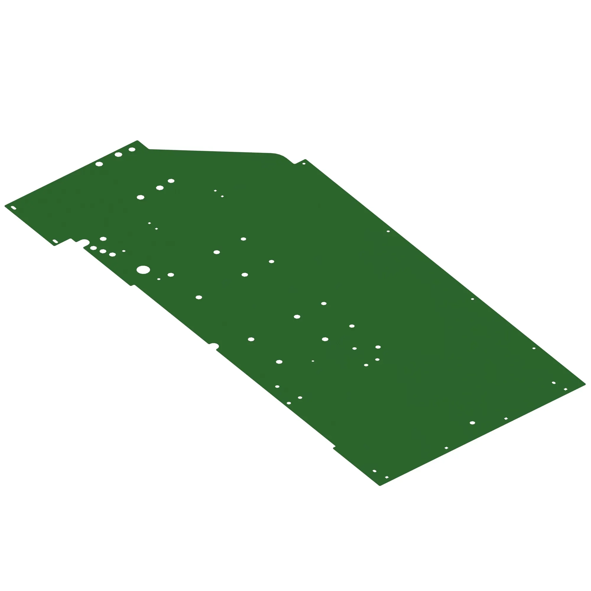 John Deere Right Side Main Frame Sheet - KK17002
