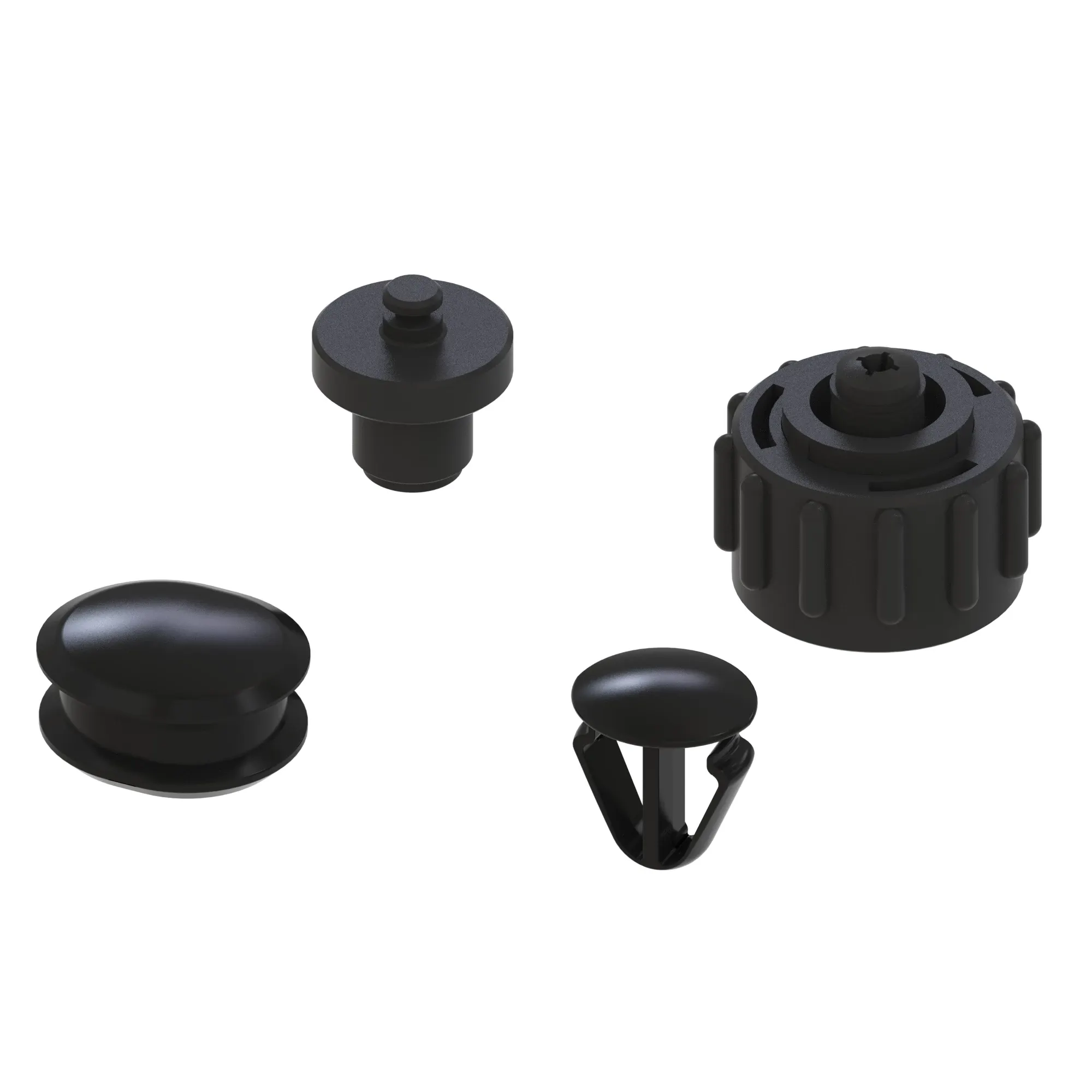 Ethernet cap, USB cap,
ext. antenna cap, locking cavity plug
