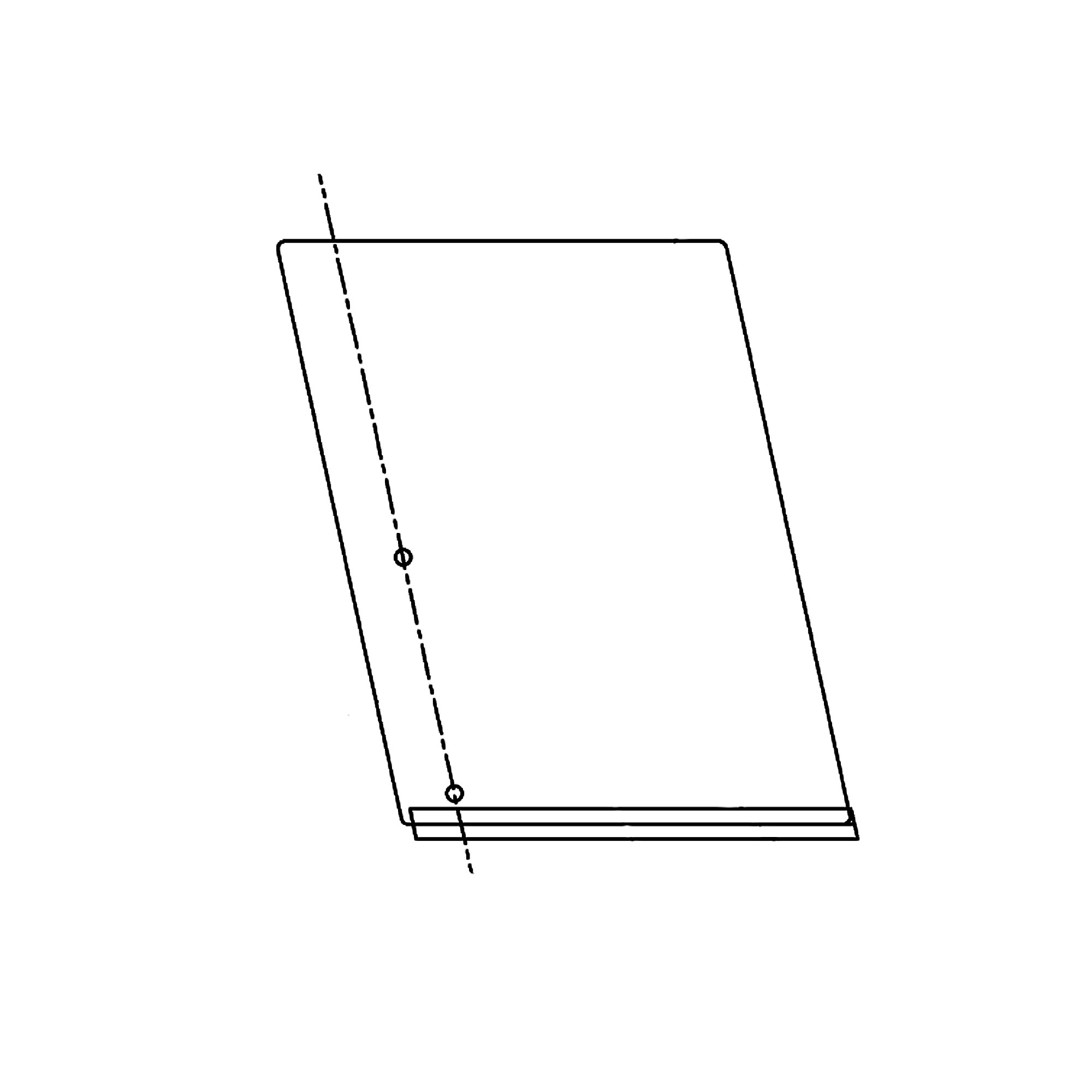 GLASS ASSEMBLY, REAR RH