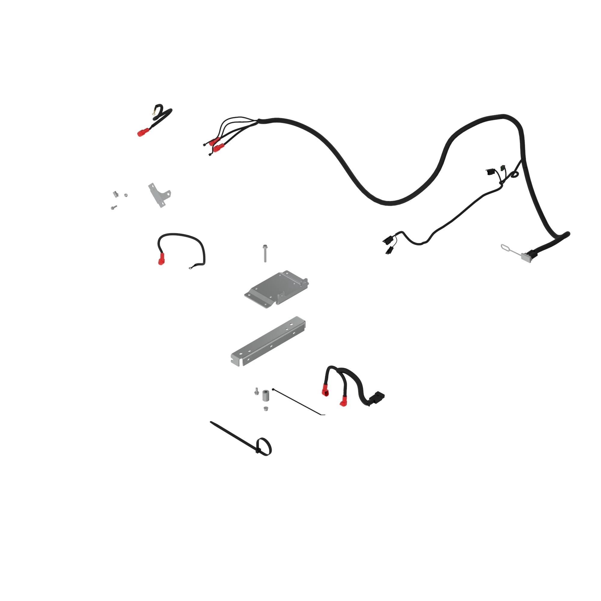 John Deere Bumper Mount Winch Kit, 3500 lb - BUC10691