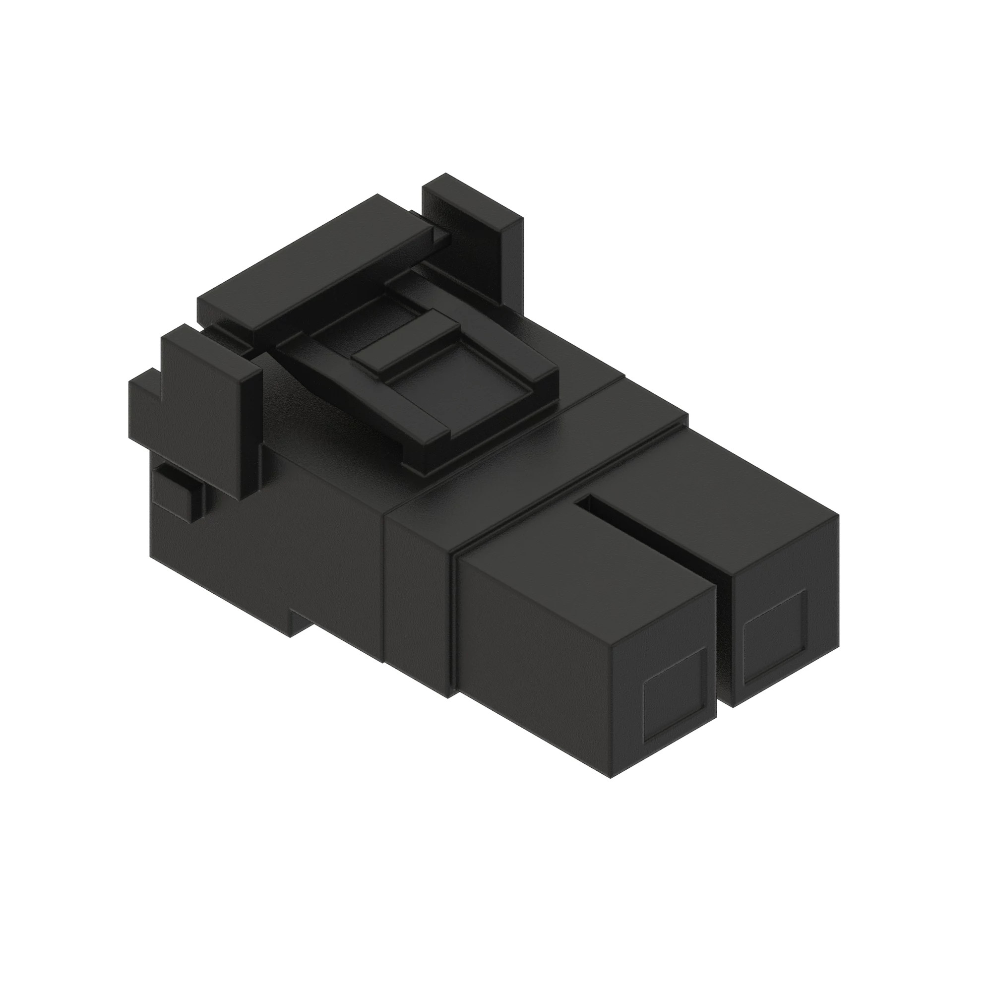 John Deere Natural External Electrical Connector Housing, 2 Cavities - 57M14930