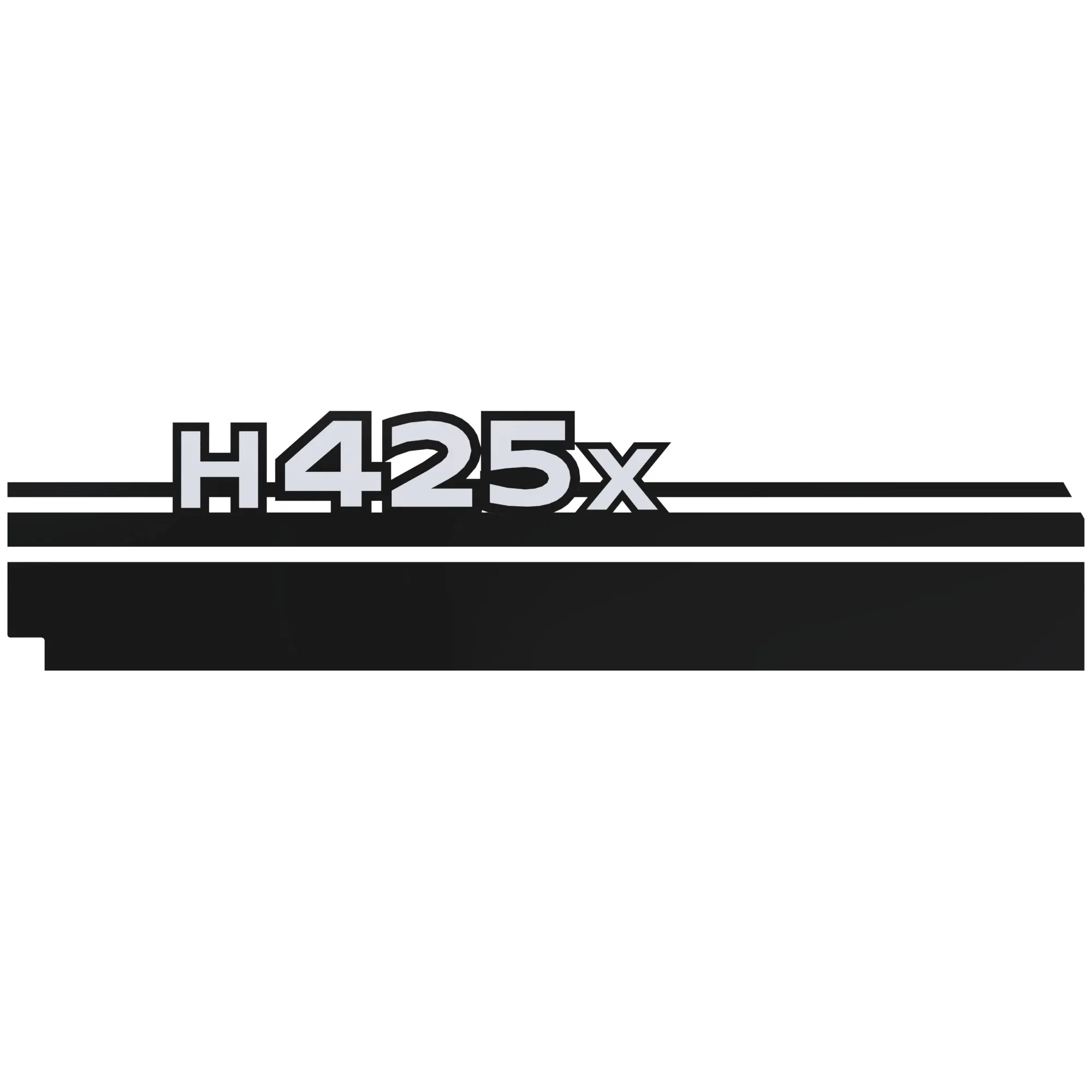 John Deere H425X Waratah Label, Right Side - F721129