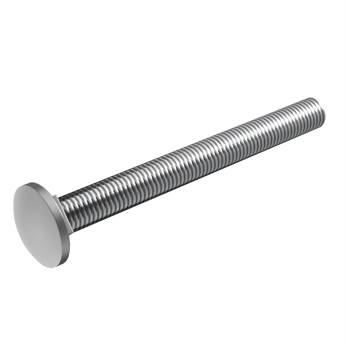 John Deere Round Head Square Short Neck Bolt, M8 X 80 - 03M7604