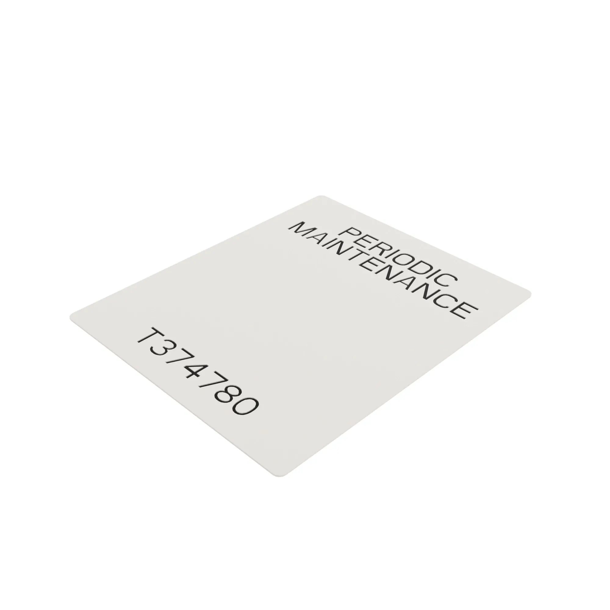 John Deere Periodic Maintenance Label - T374780