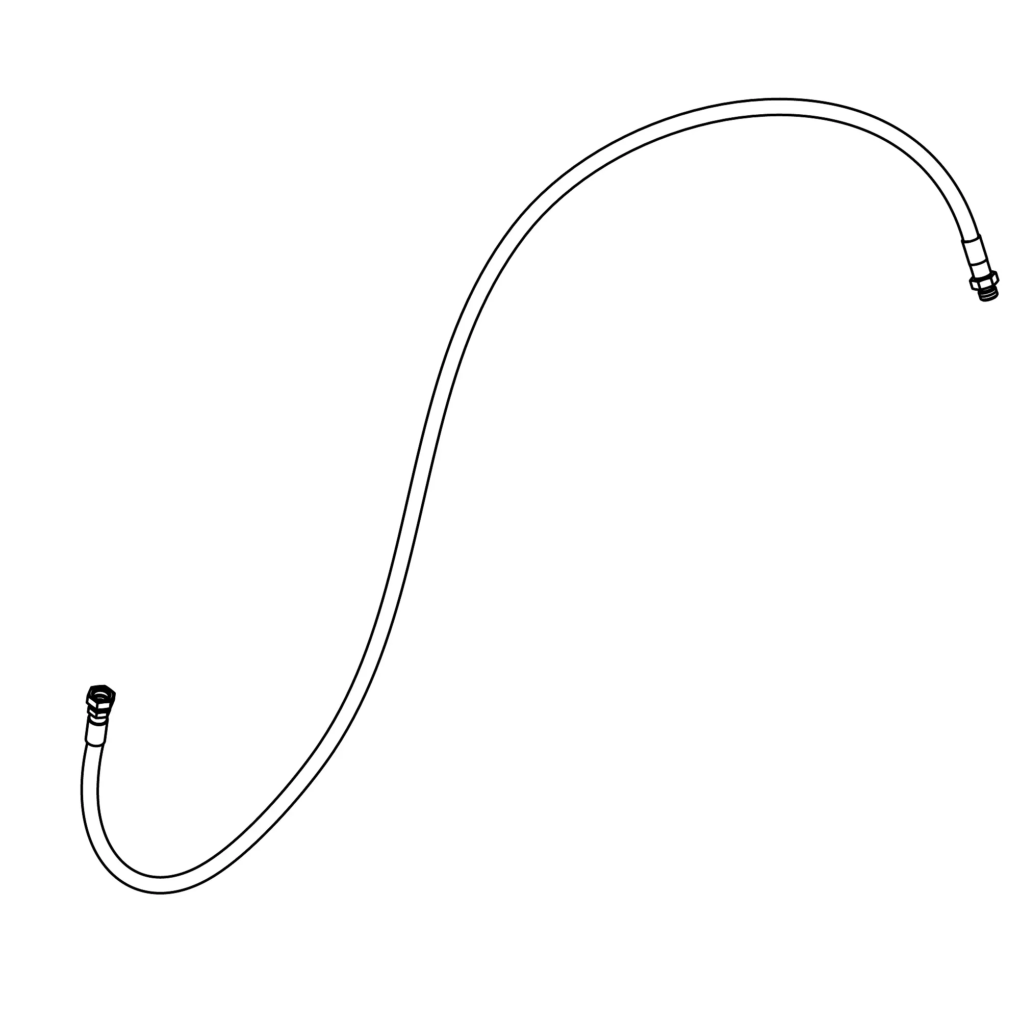John Deere Hydraulic Hose - LVA22472