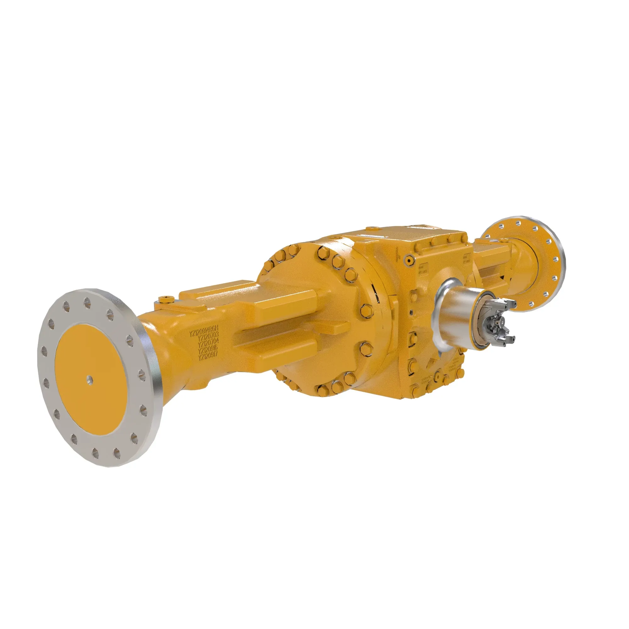 524K-544K 1200TM4, rear standard axle with retractors.  Contains DZ106249.