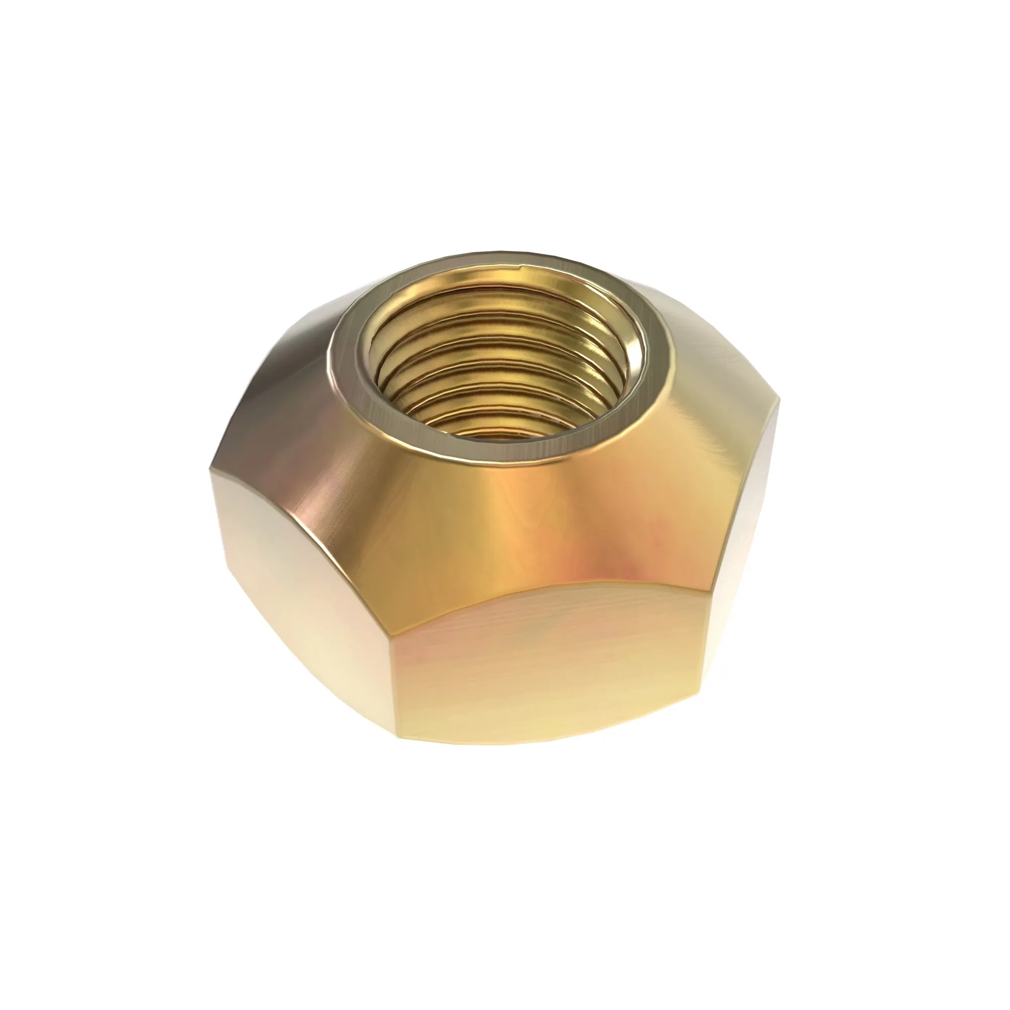 John Deere Hexagonal Lock Nut, 3/8" - T27945