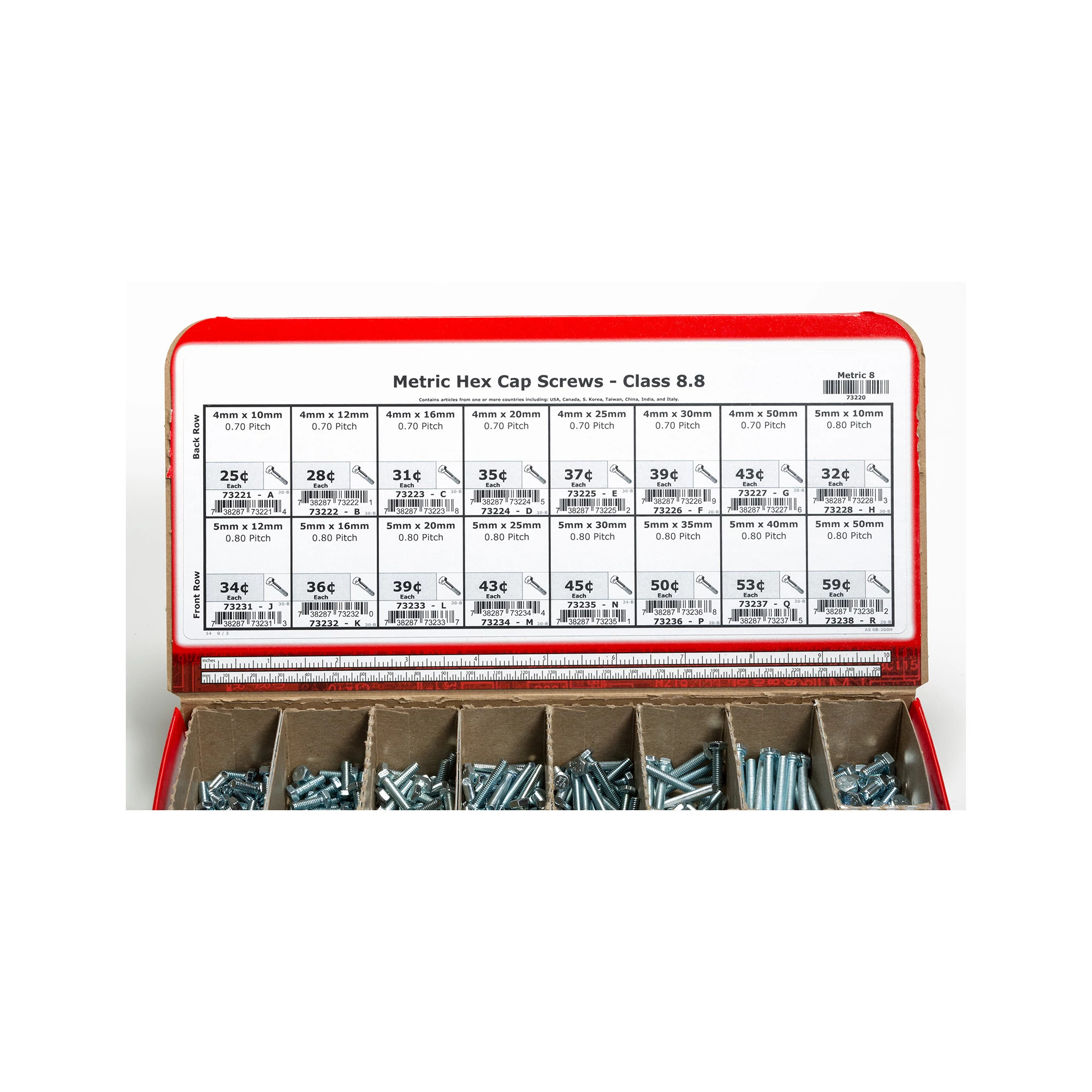 METRIC HEX HEAD CAP SCREWS CLASS 8.