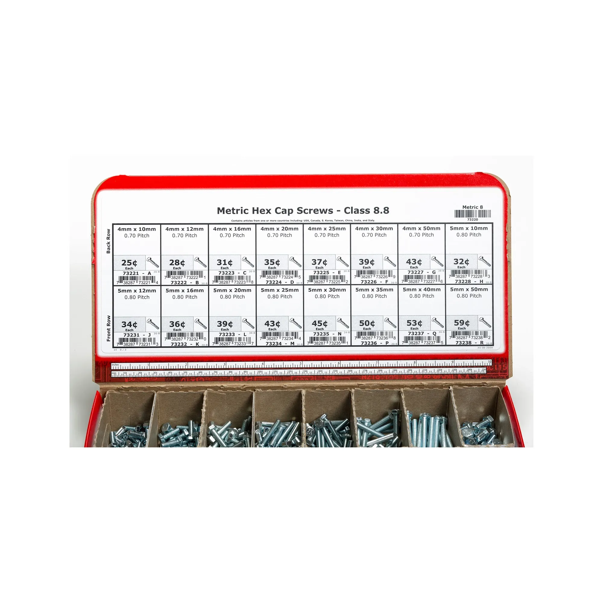 METRIC HEX HEAD CAP SCREWS CLASS 8.