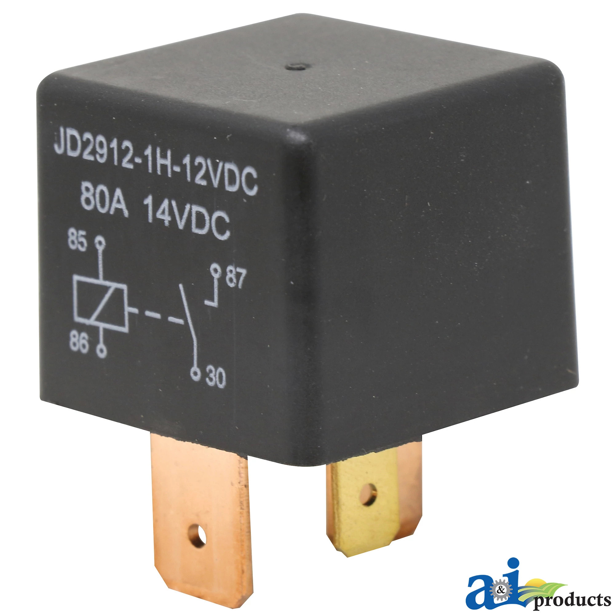 A&I Products Single Pole Single Throw Relay, 12 Volts, 70 Ampere - A-AL207376