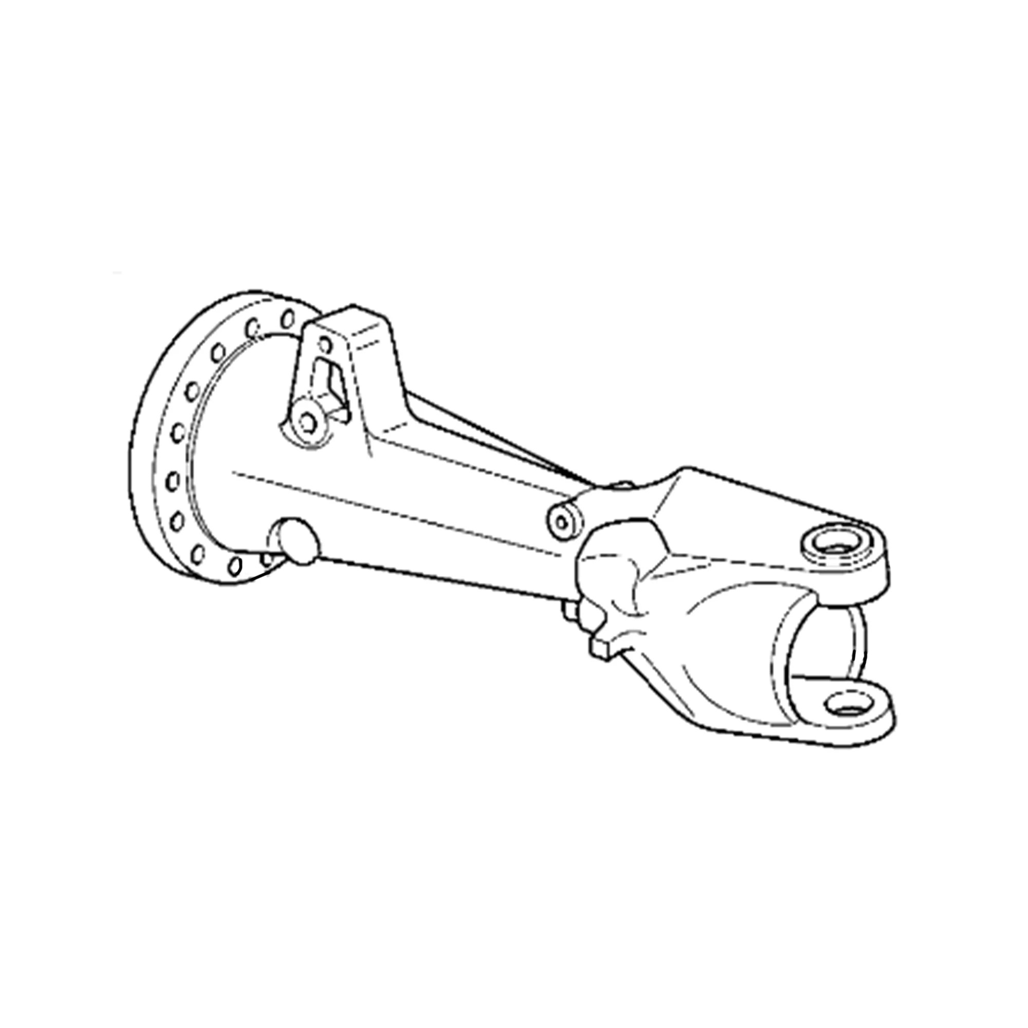AXLE HSG. RH, W/ BUSHING