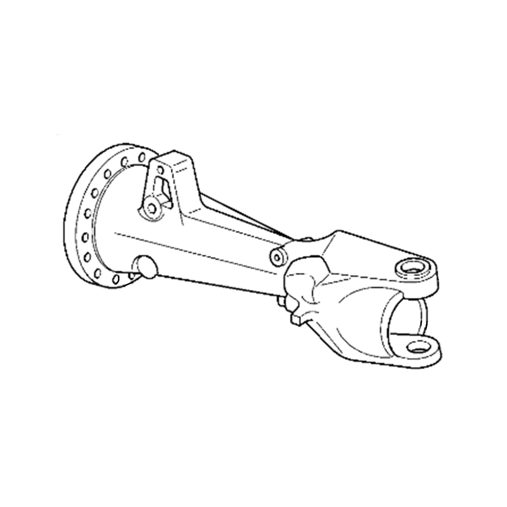 John Deere Front Axle RH Housing - AL113767