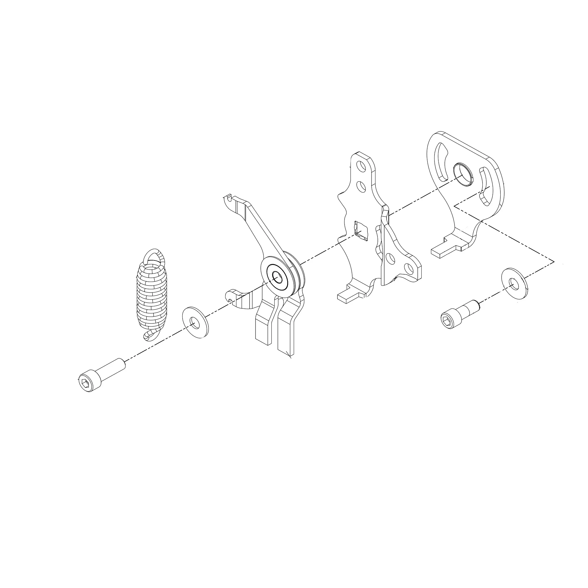 John Deere Hydrostatic Drive Pump Control Linkage Arm - AM144655
