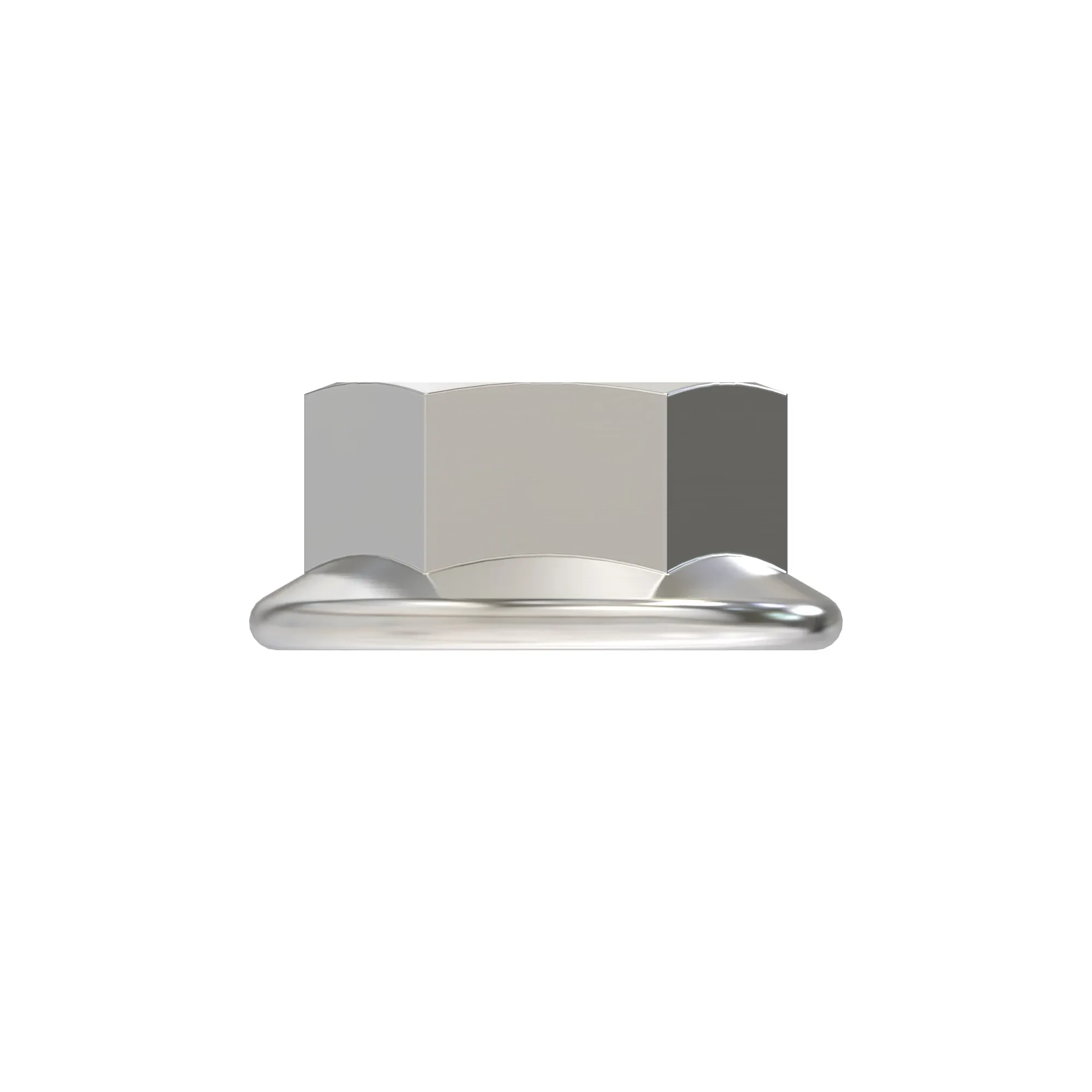 LOCK NUT, FLANGE SERRATED NO. 10-32