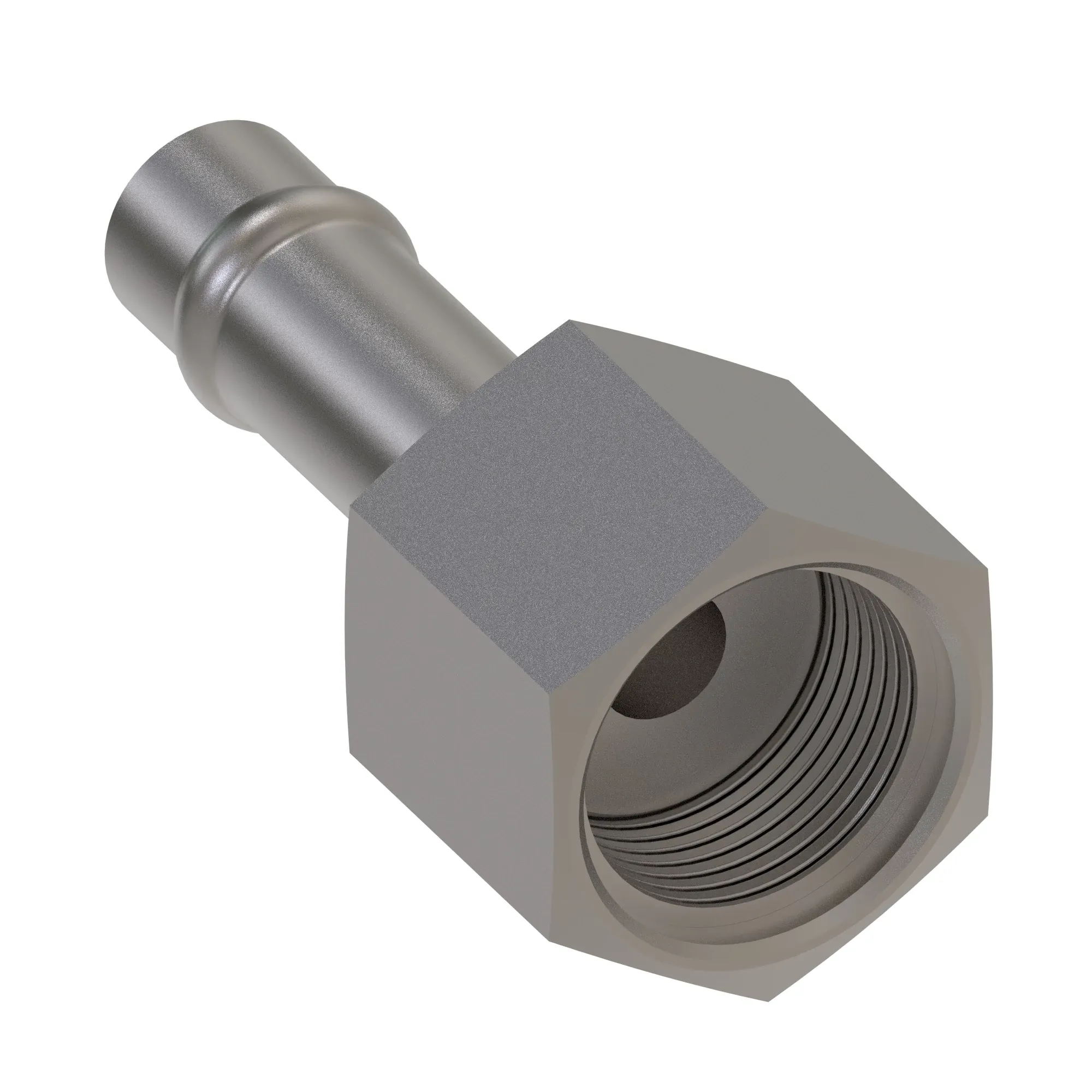 Fitting, Straight, Flat ORFS 9/16-18