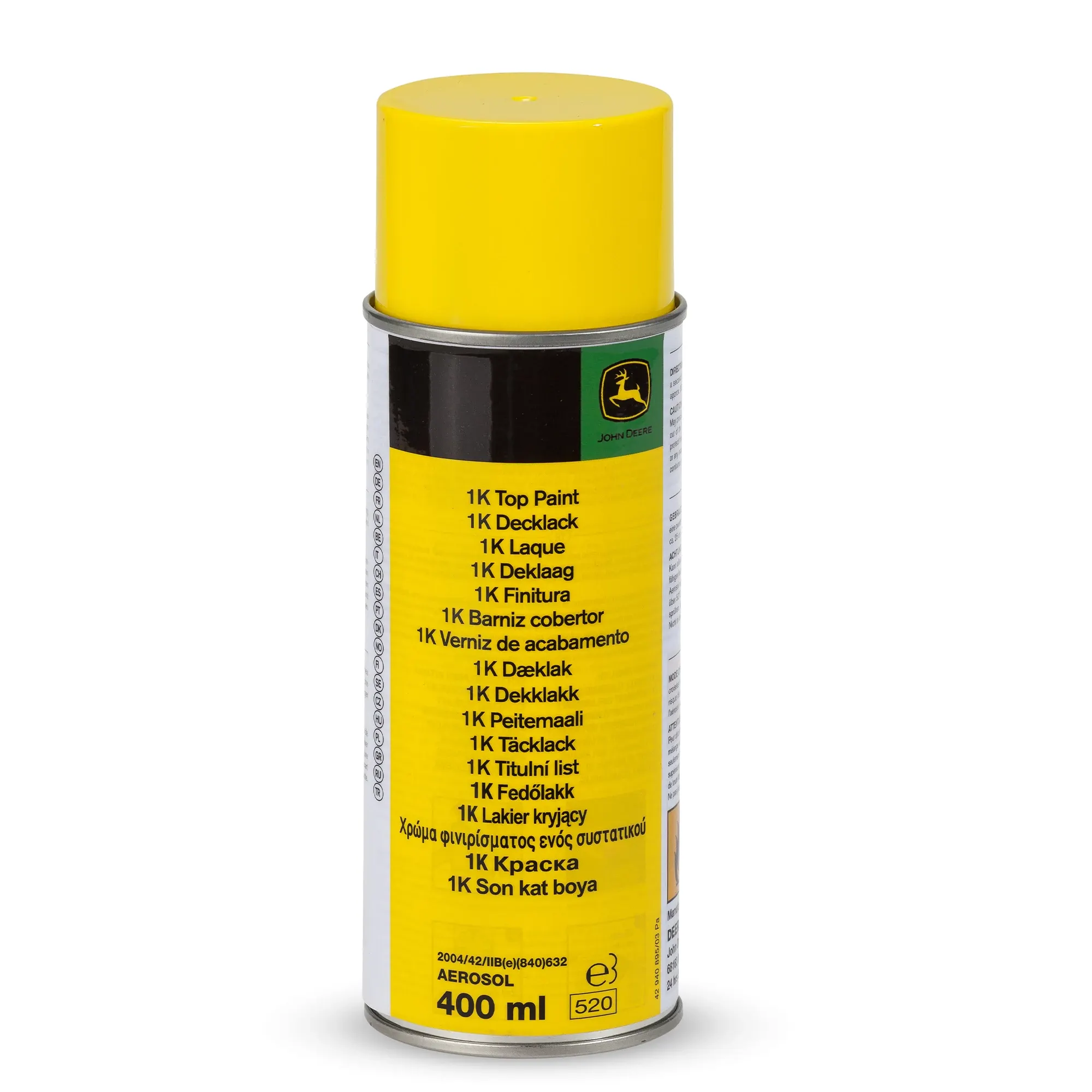 John Deere Yellow Spray Paint, 400 ml (13.53 Fluid Oz) Aerosol Can - MCF101