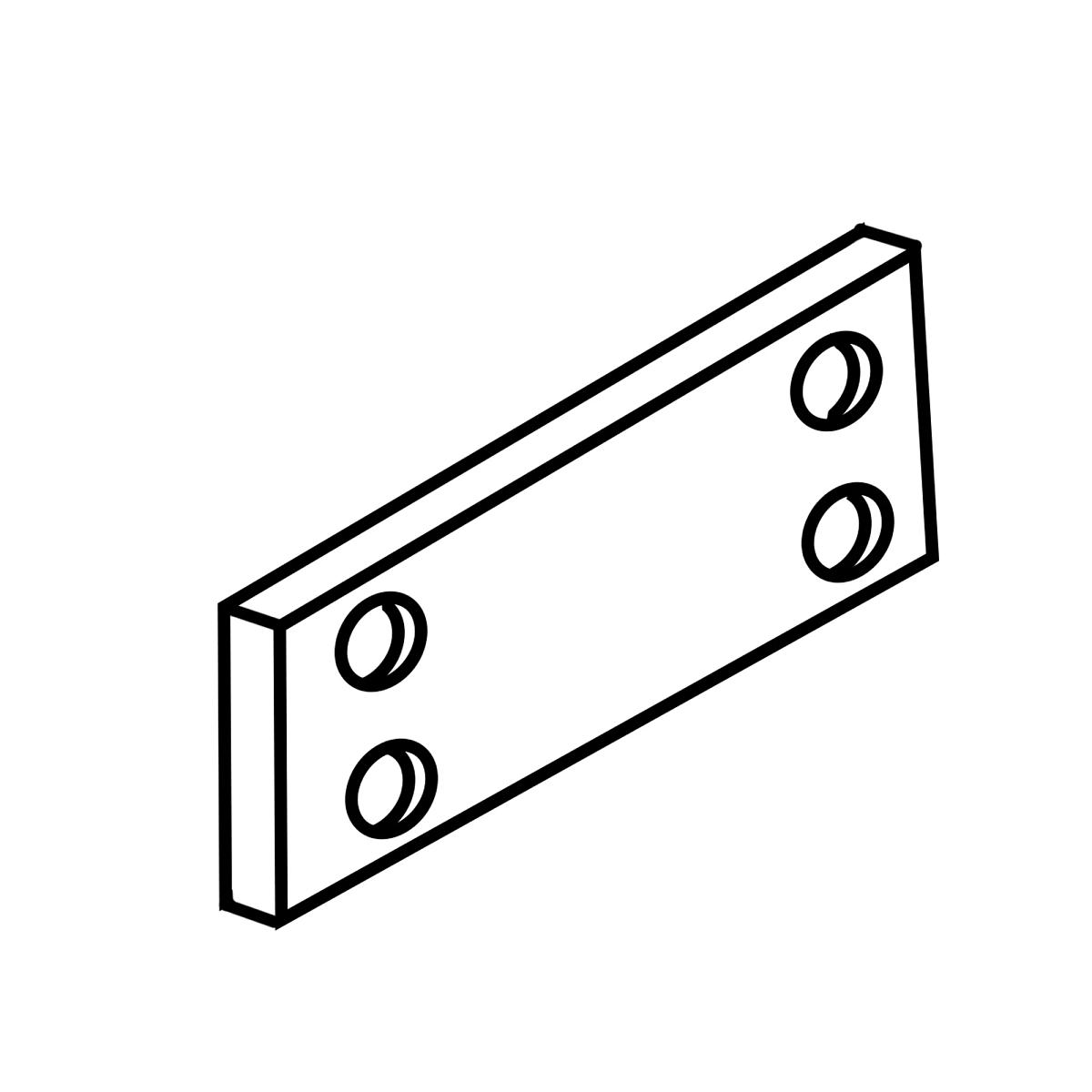 John Deere Fastening Plate - F074676