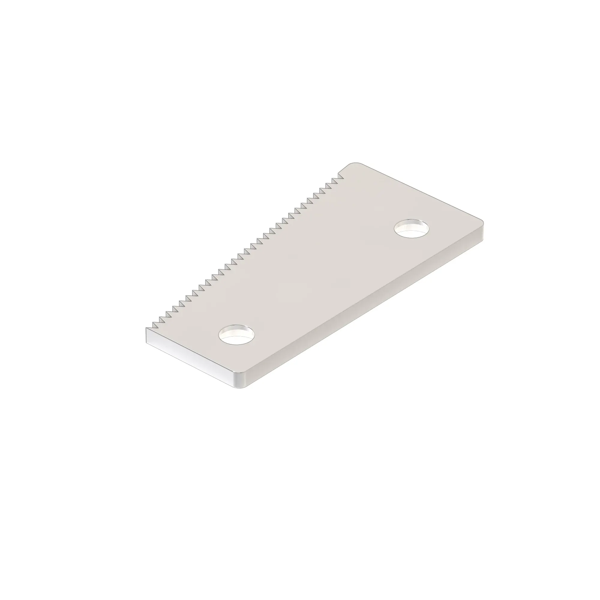 LEDGER PLATE SERRATED