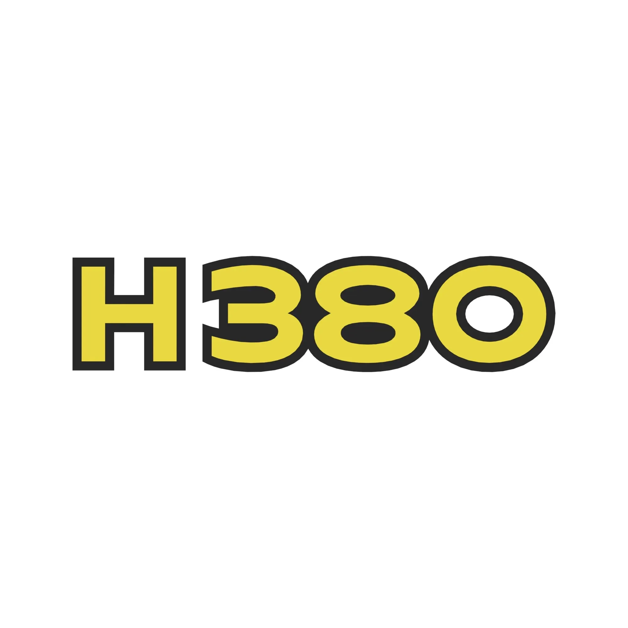John Deere H380 Model Number Label - W55067