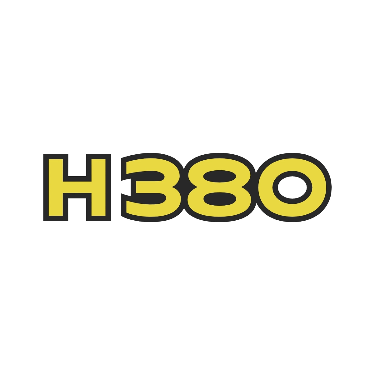 Label, Model No. H380
