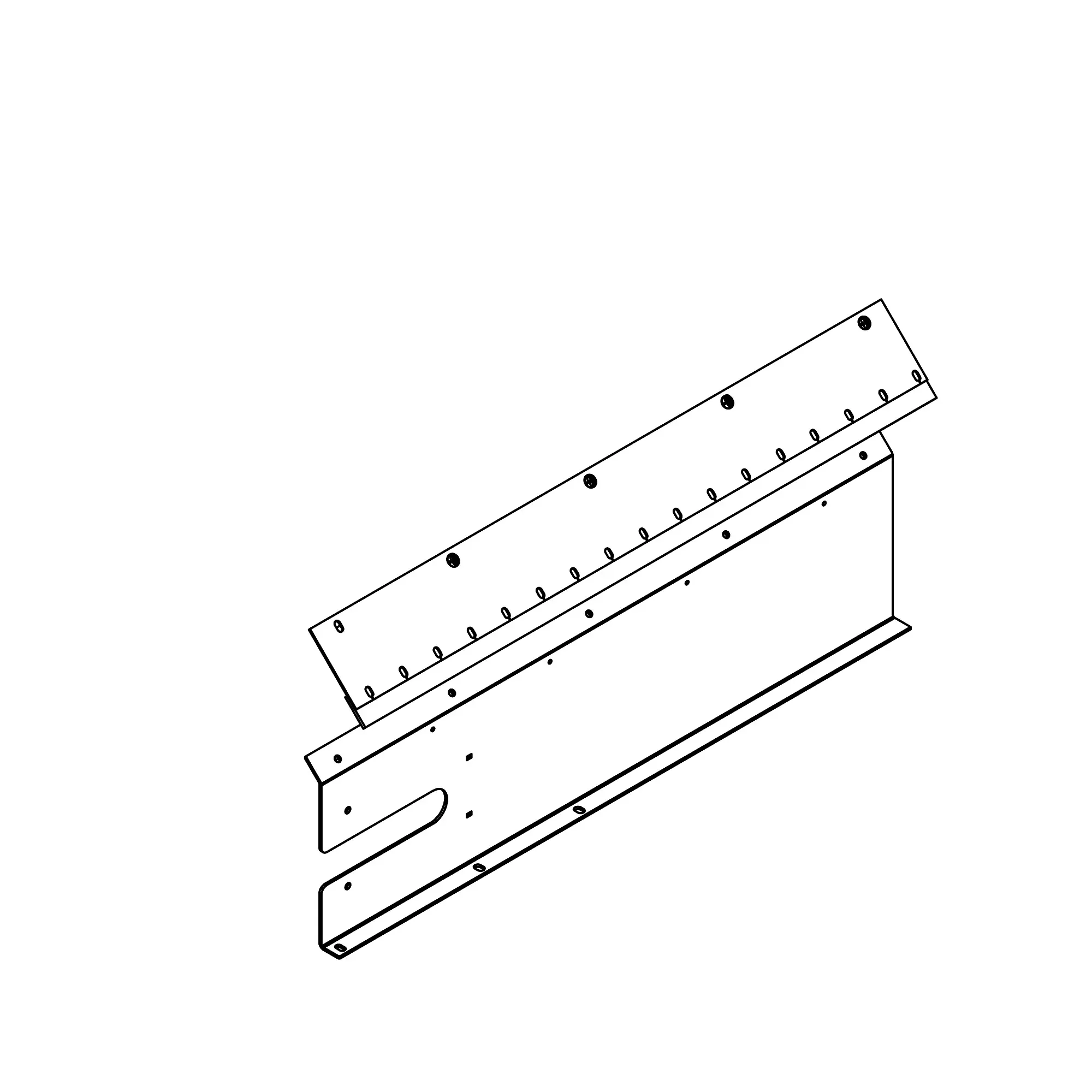 John Deere Conveyor Chain Shield Sealer Belting - KK47895