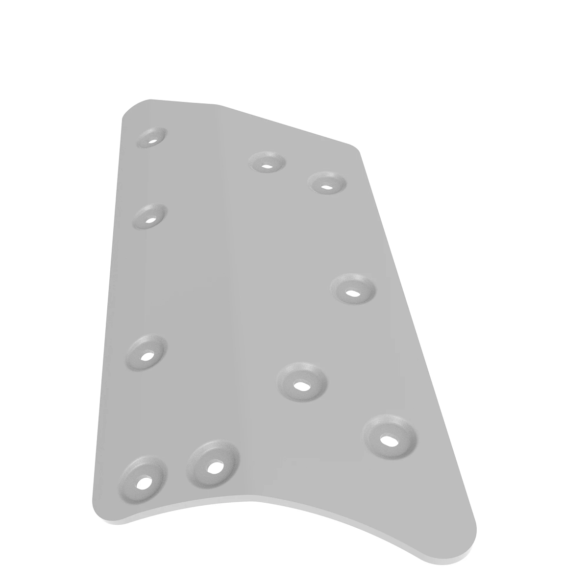 Skid Plate, Rk RH Inside L-Structur