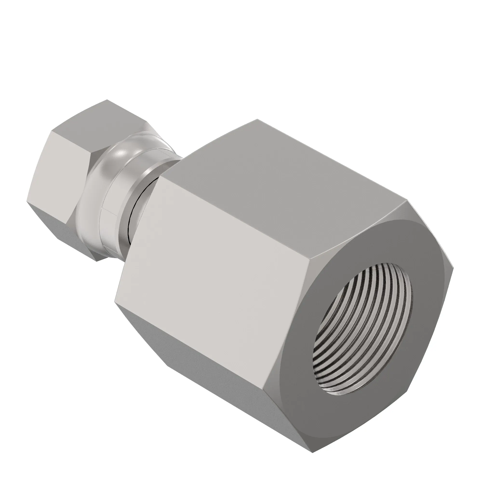 ADAPTER, 
FEMALE -8 ORFS TO FEMALE -12 ORB