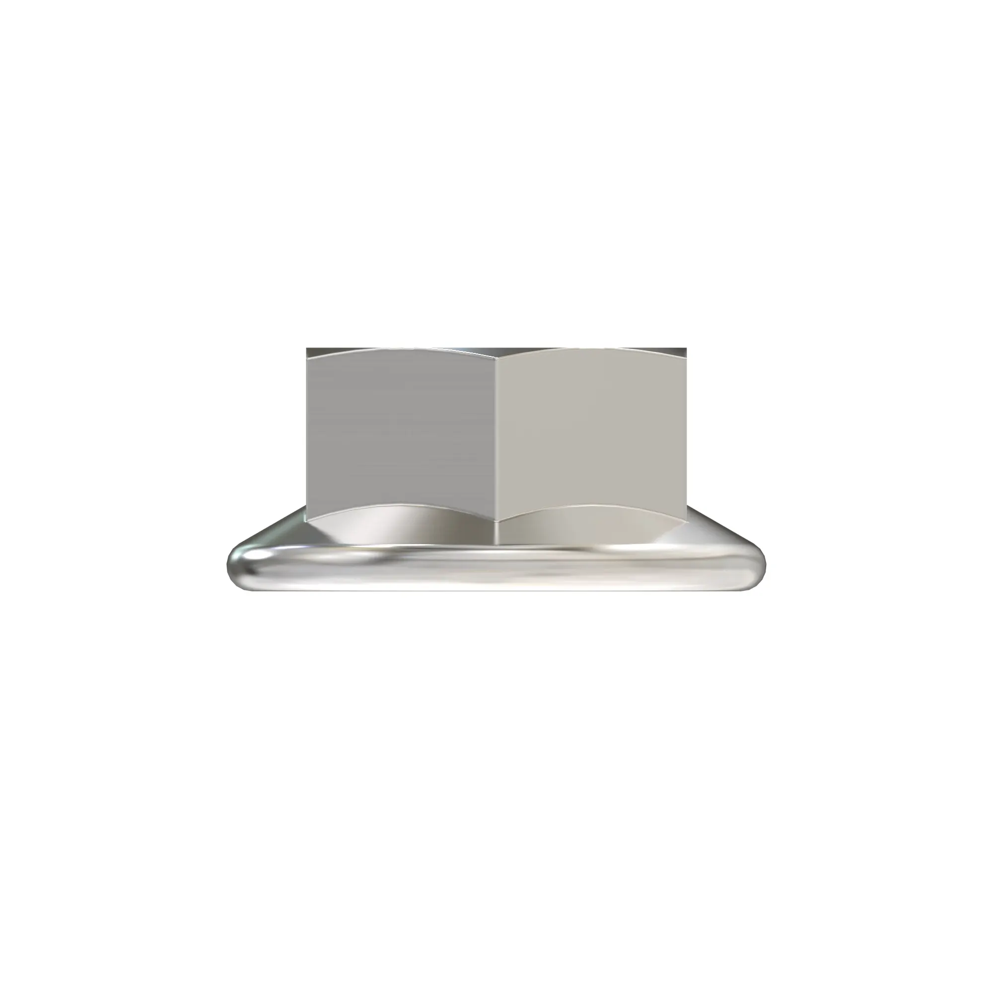 LOCK NUT, FLANGE SERRATED NO. 10-32