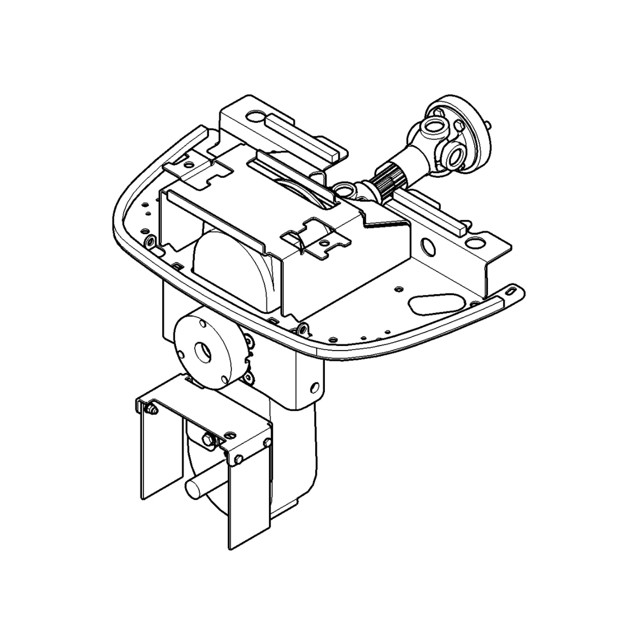 John Deere Front PTO Attachment, Engine Mounted - LVB25746
