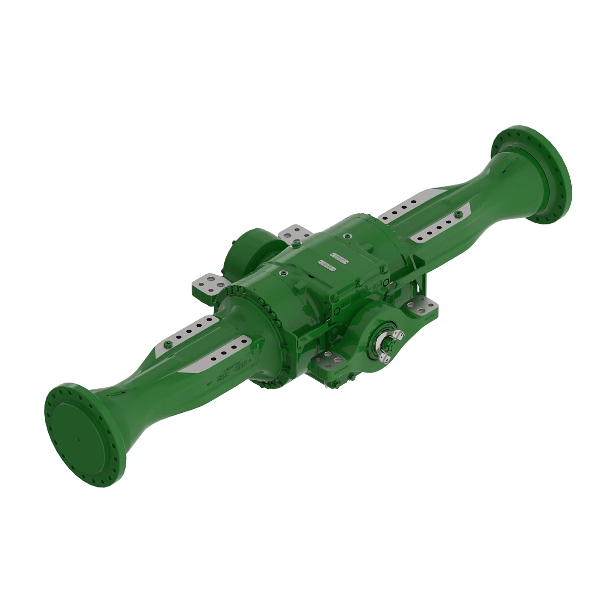 Axle With Differential, Oscillating