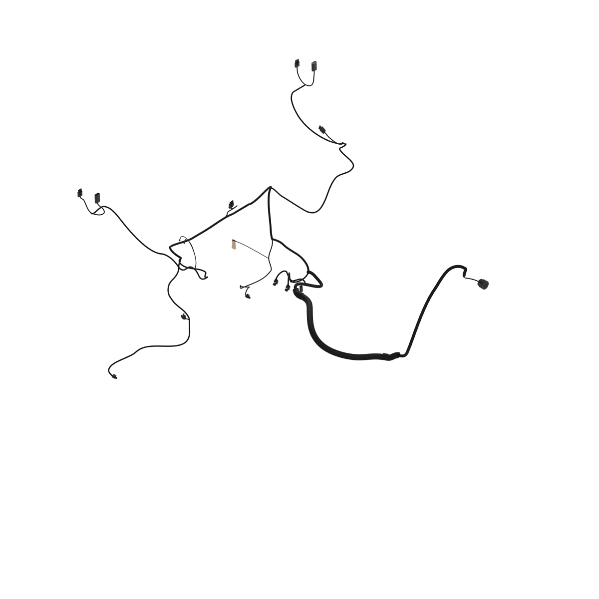 John Deere Loader Frame Wiring Harness - AT340677