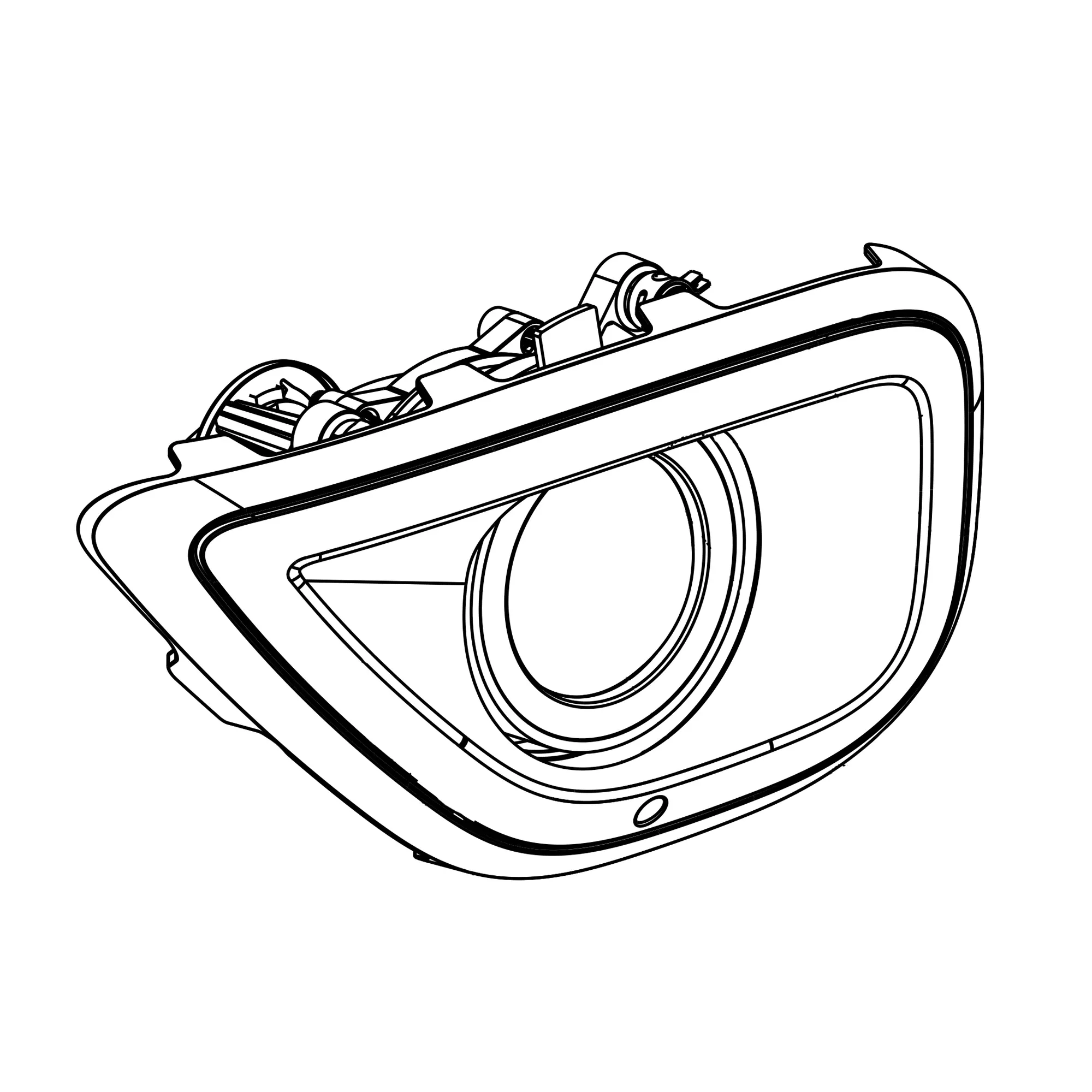 John Deere LED Low Beam Headlight Assembly, Right Side - AL233752